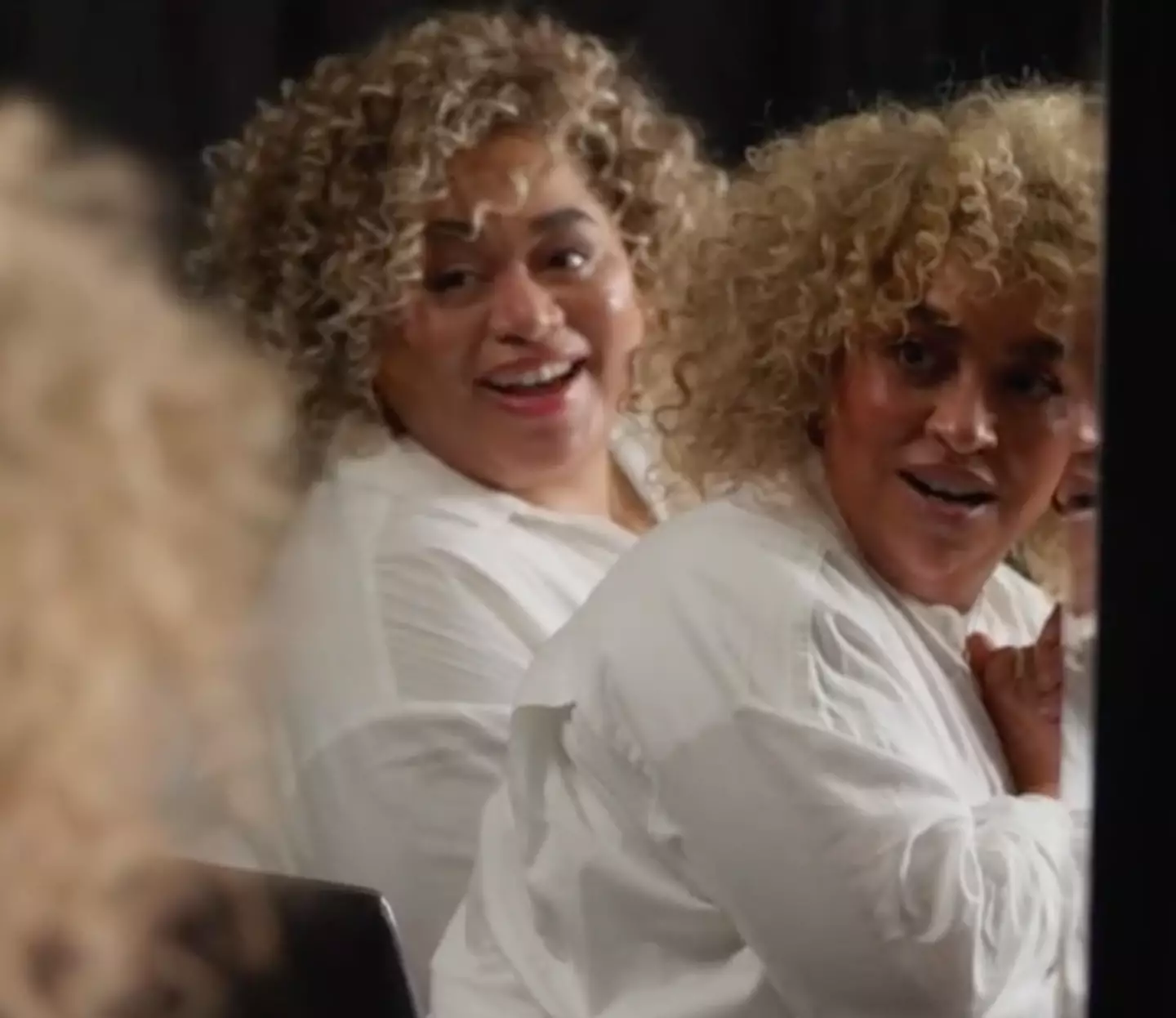 Doppelgängers Kiki and Elaine met as part of a documentary.