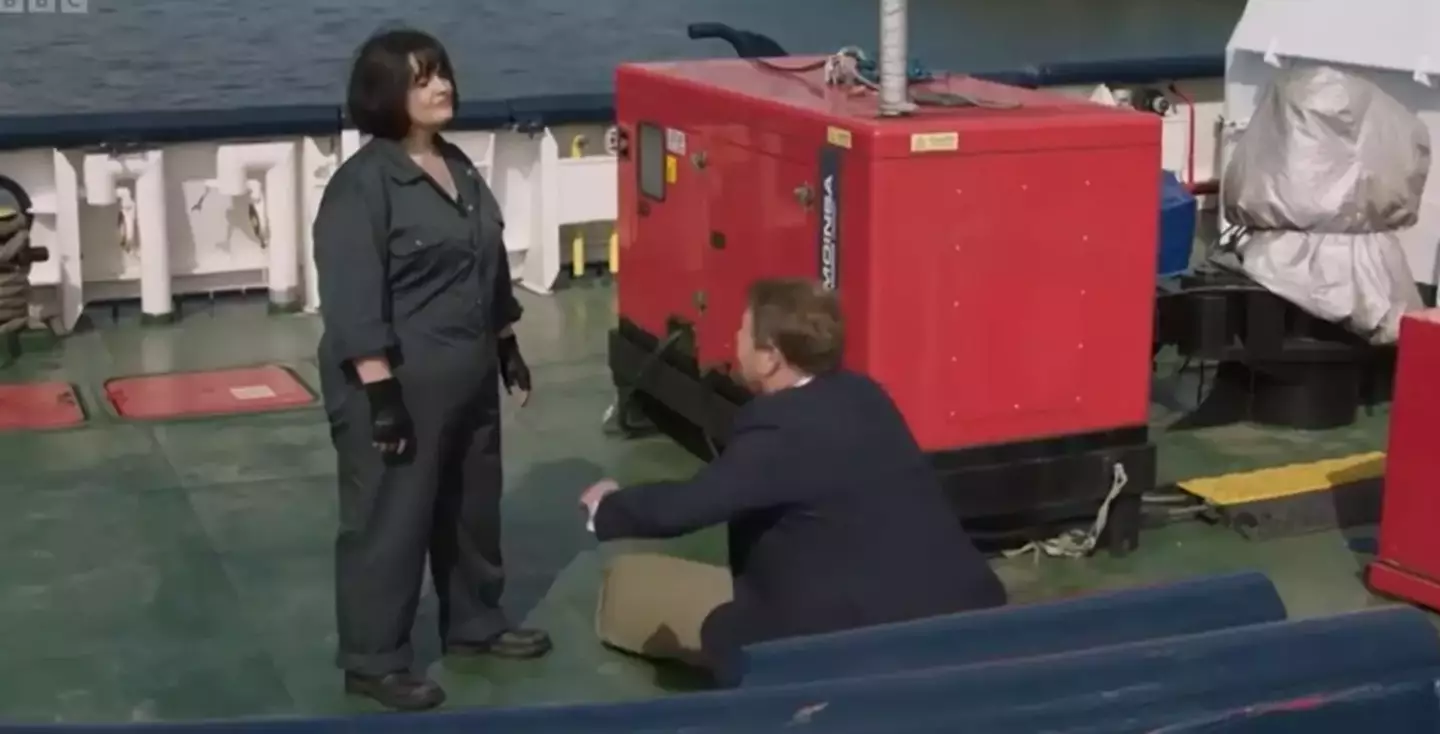 The finale last night ended with Smithy proposing to Nessa (BBC)