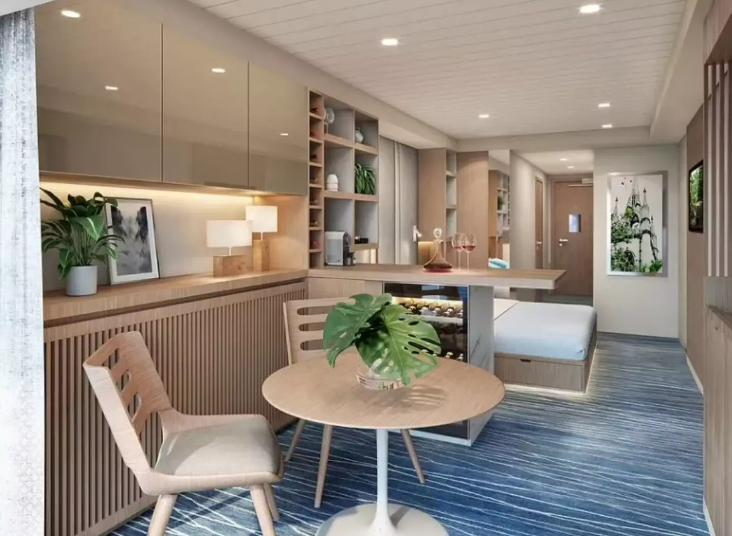 Wells resident has flat out bought an apartment on a cruise ship.