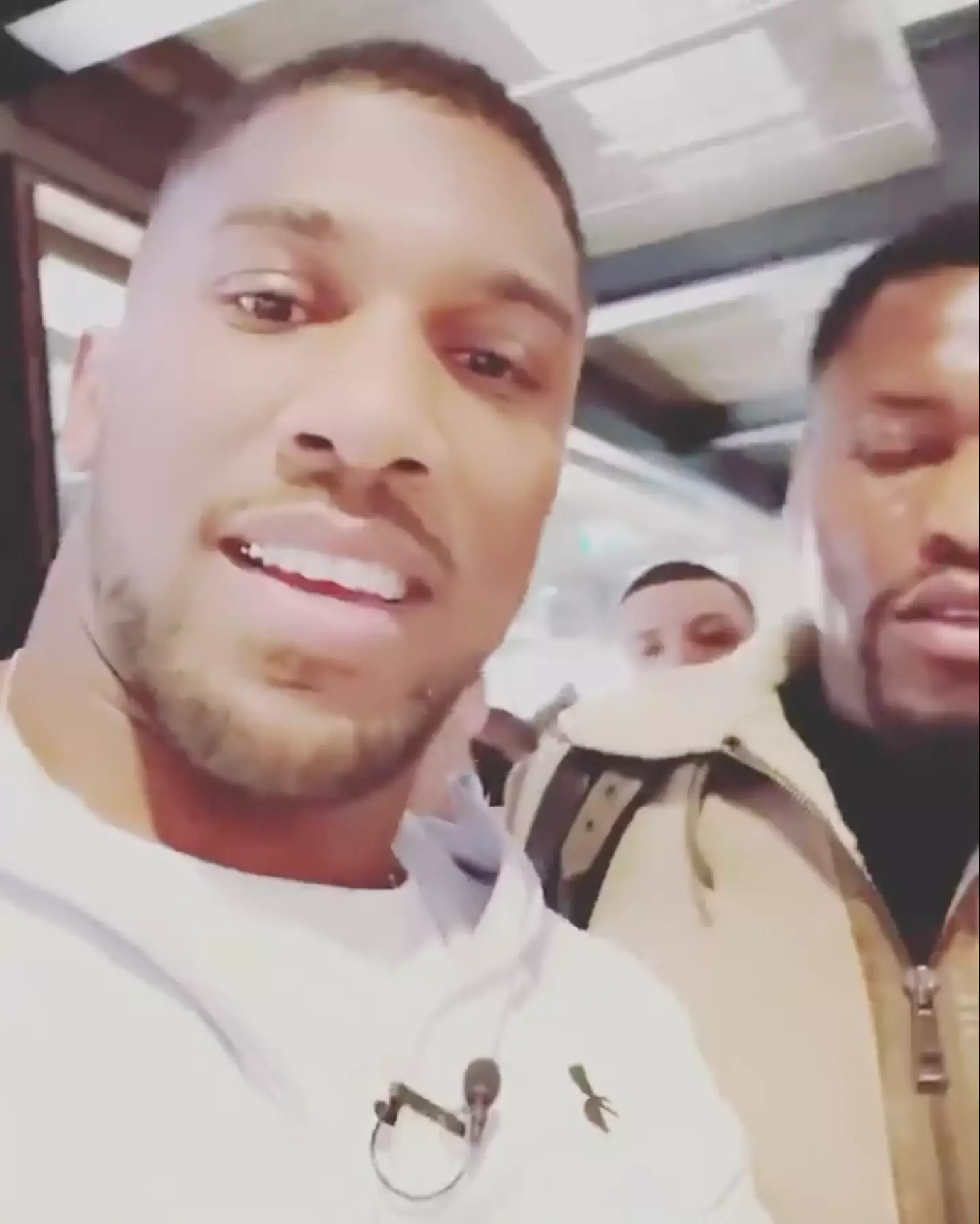 Joshua was definitely keen on the match-up.