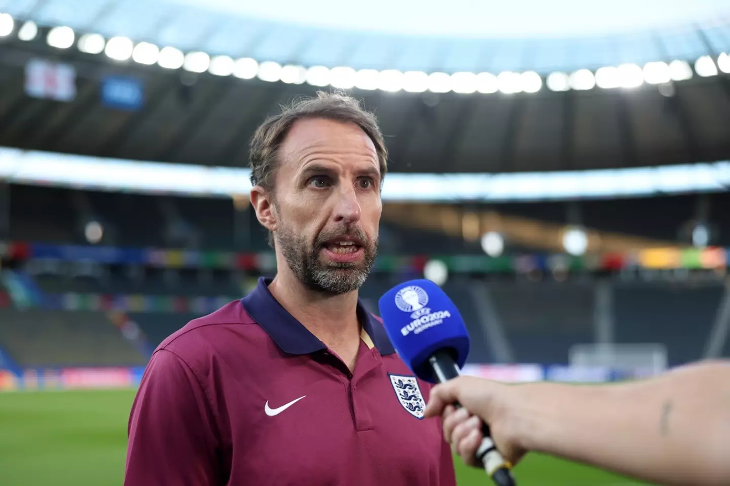 All eyes are on the England manager. (PA)