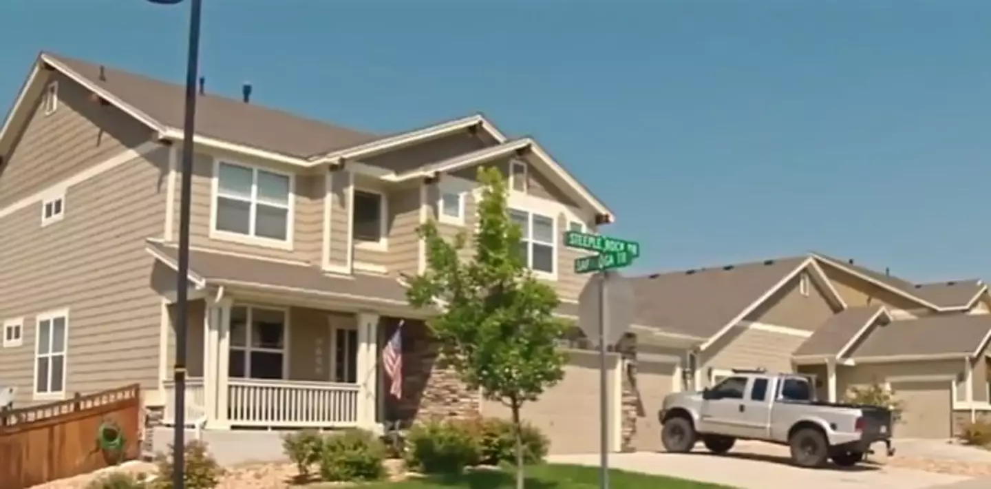 The family home where the horrific crimes took place.