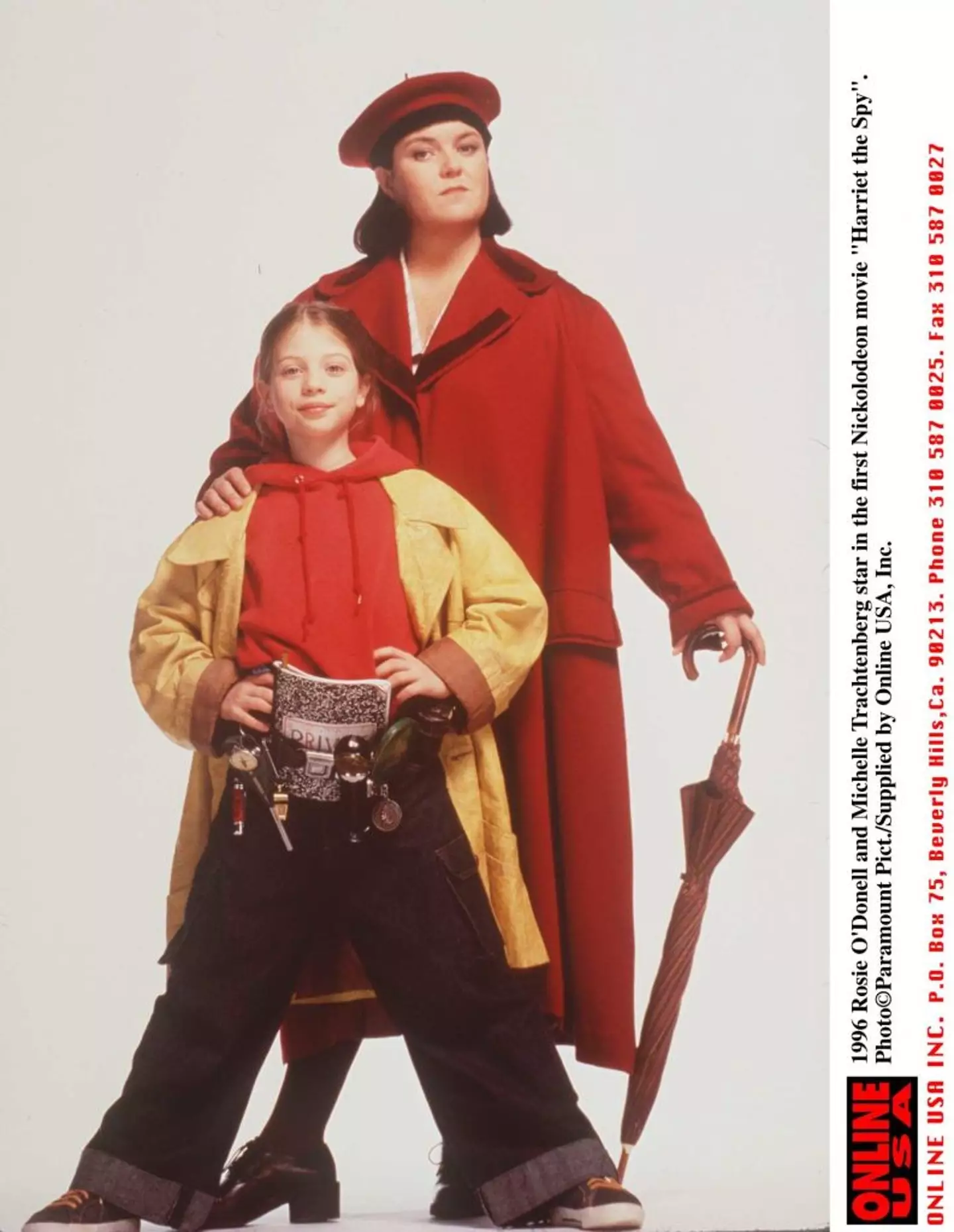 The pair starred together in Harriet the Spy (Paramount Pictures/Getty Images)