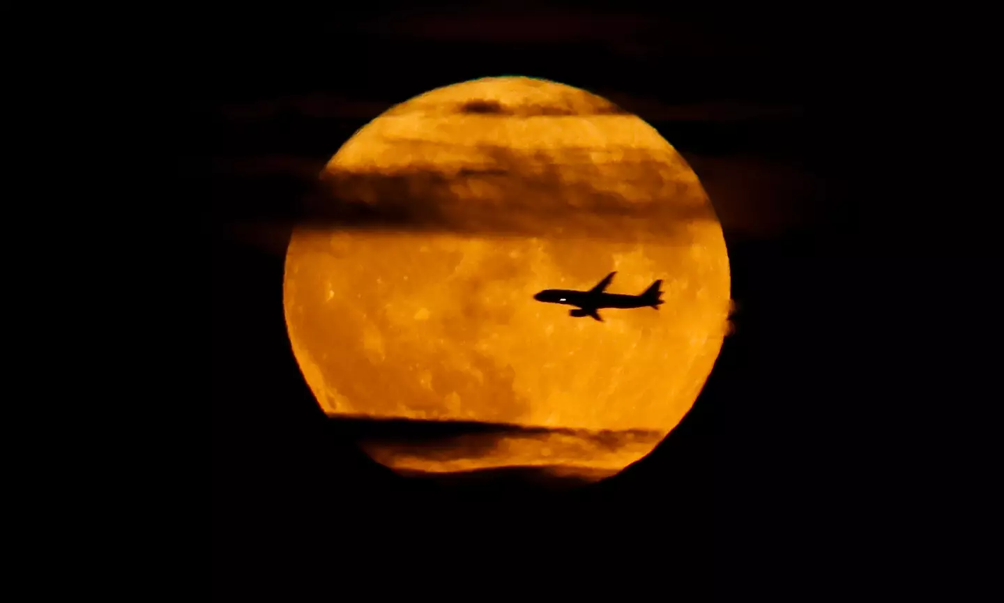 The supermoon may appear orange in colour (Gary Hershorn/Getty Images)