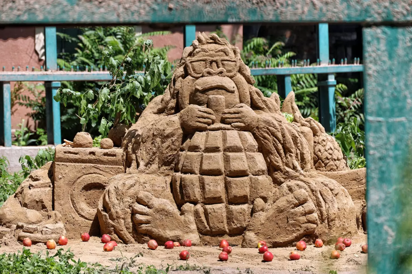 The kind of sand sculpture that has been banned (Nina Liashonok / Ukrinform/Future Publishing via Getty Images)