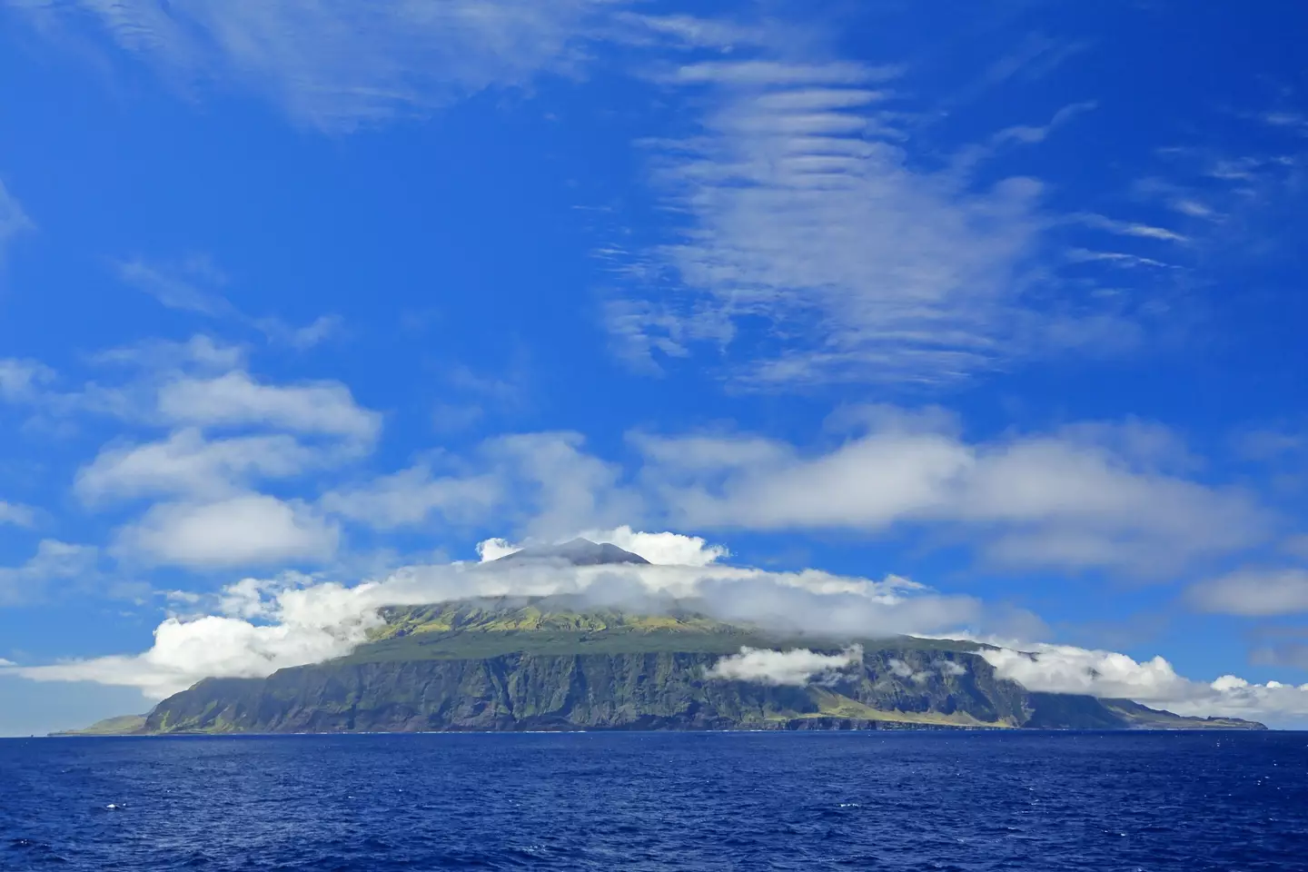 View of the island from the southern end.