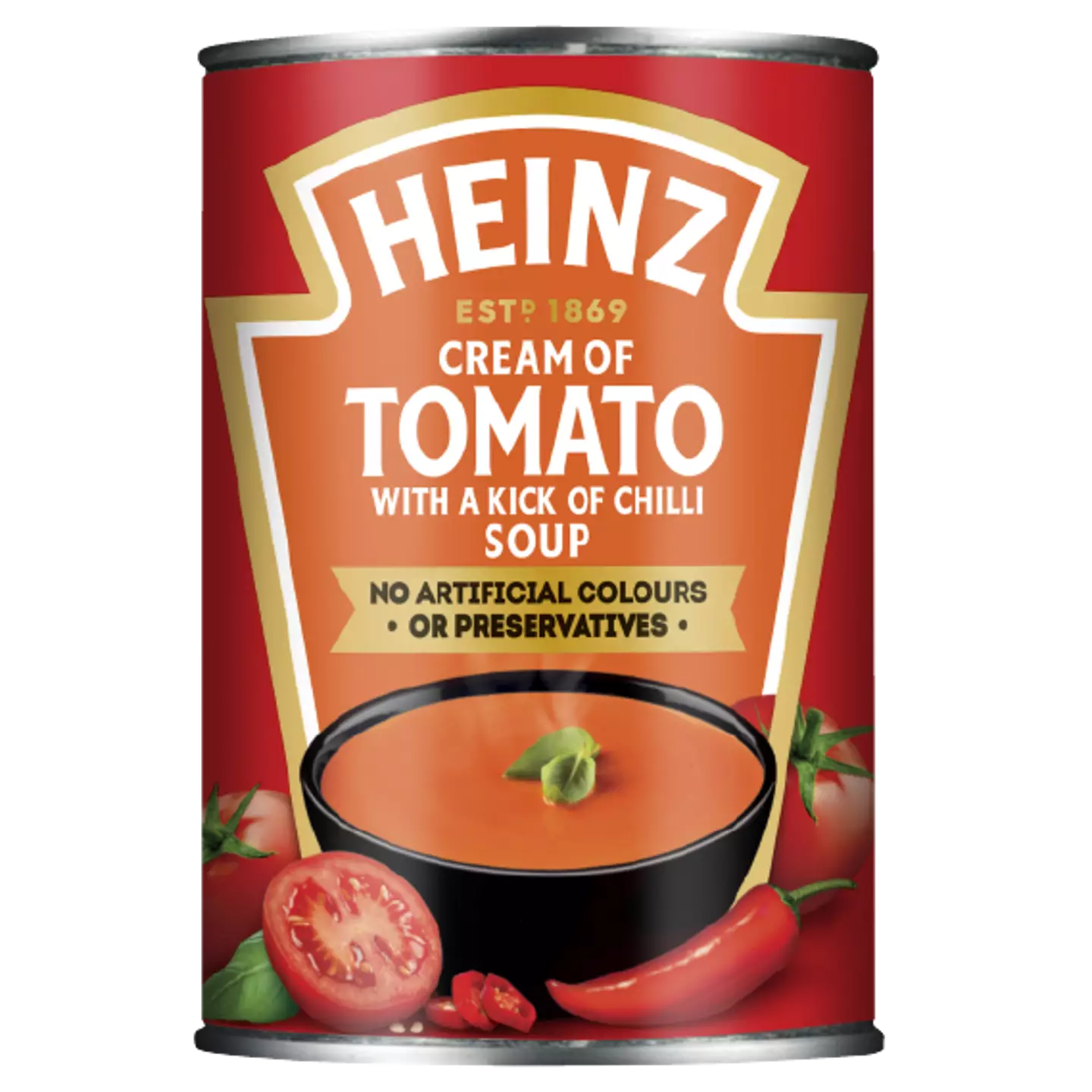 Cream of Tomato Soup With a Kick of Chilli has been discontinued.