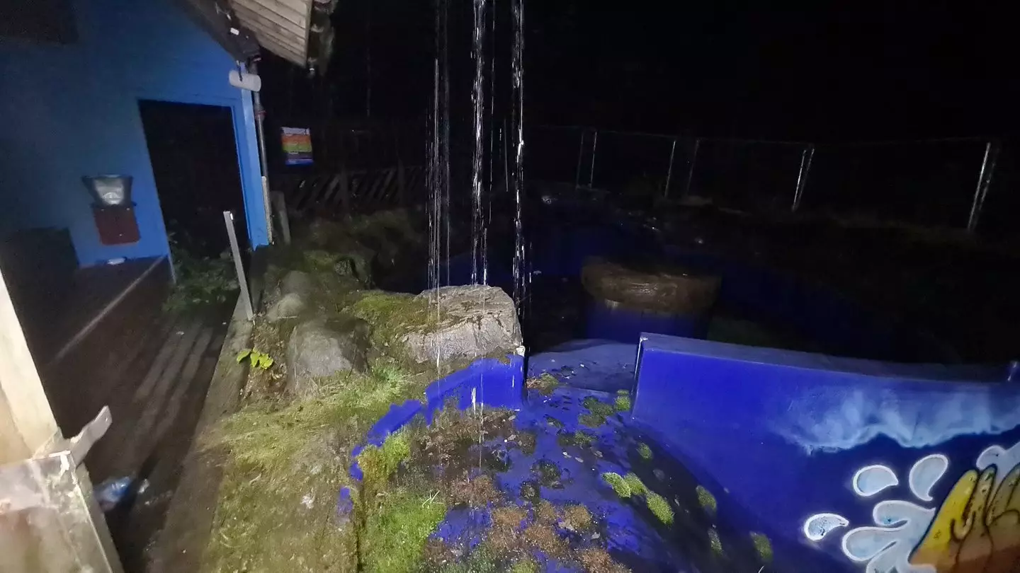 The centre has since been slated for demolition (SWNS)