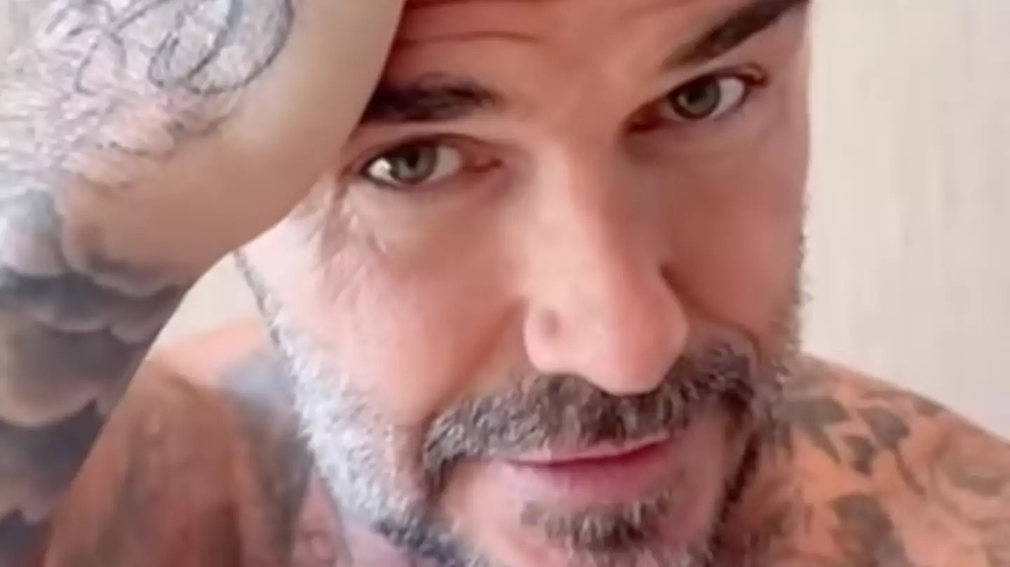 David Beckham leaves fans stunned as he shows off huge bald patch on head