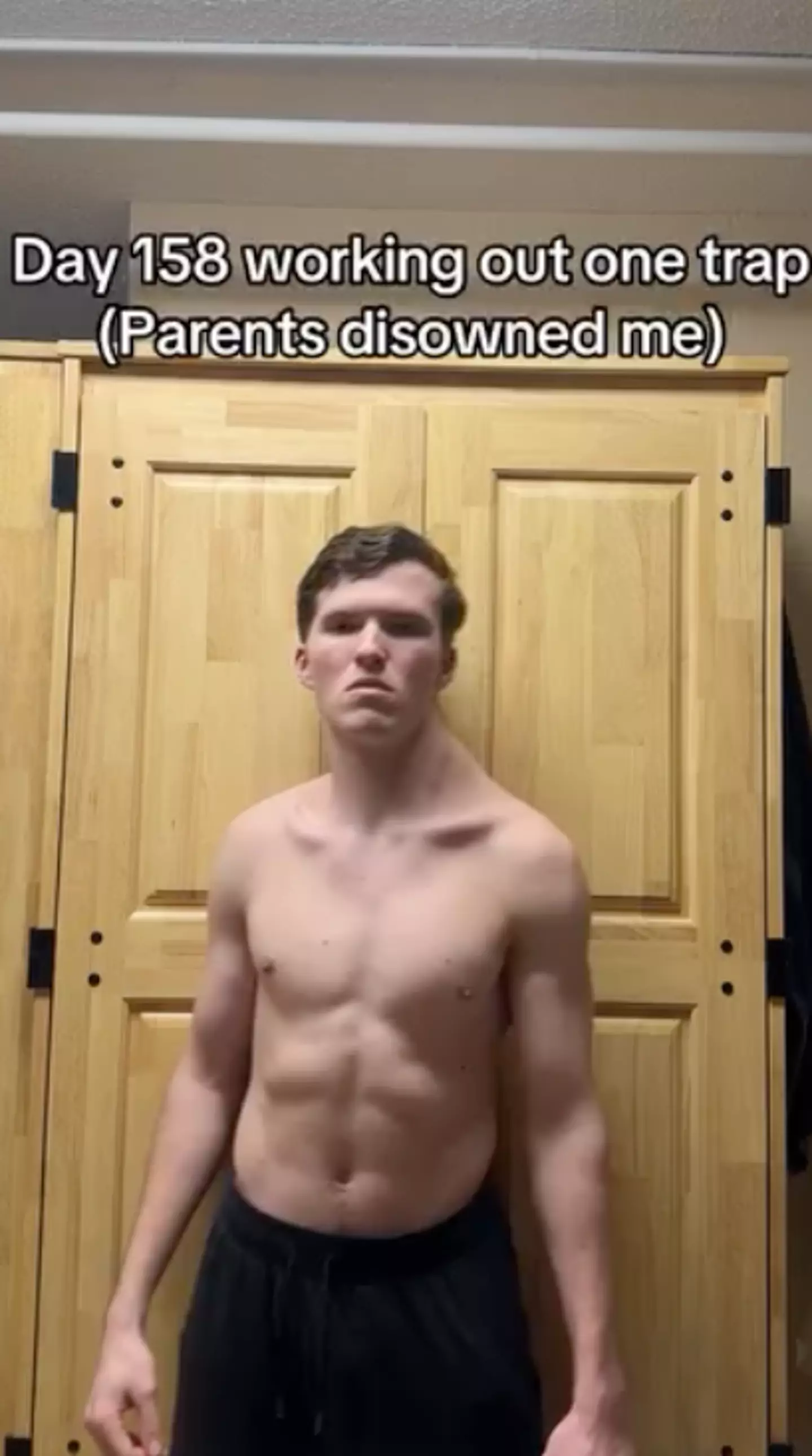 The content creator refers to himself as 'the crooked man' or the 'trap king' (Instagram/@thecrookedman10)