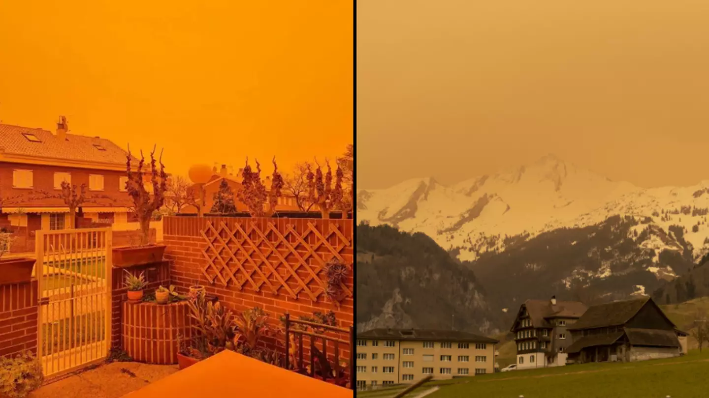 Met Office Issues Statement As Orange Skies Hit UK