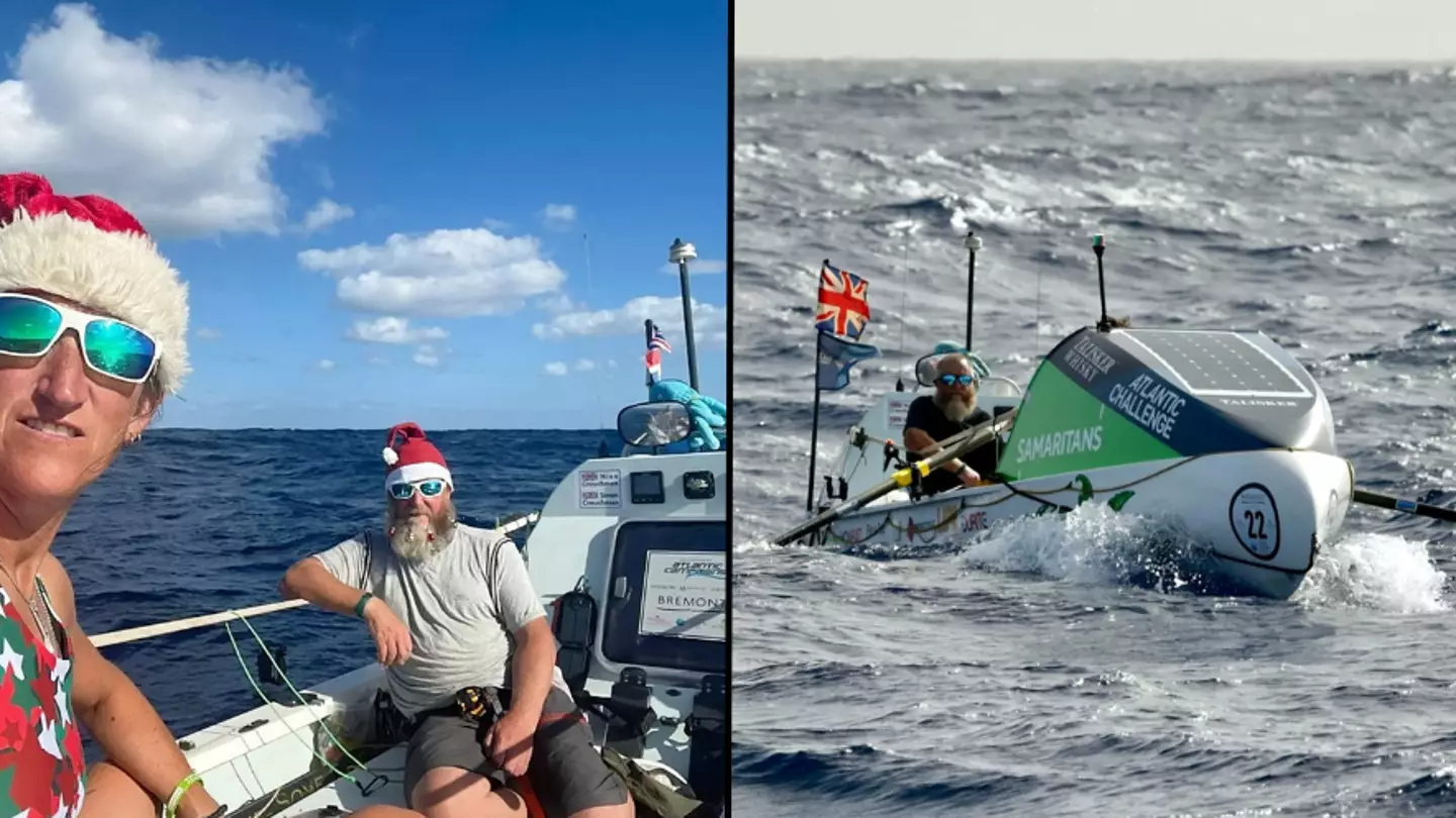 Couple who rowed the Atlantic stuck in Antigua as they can’t afford to get back home