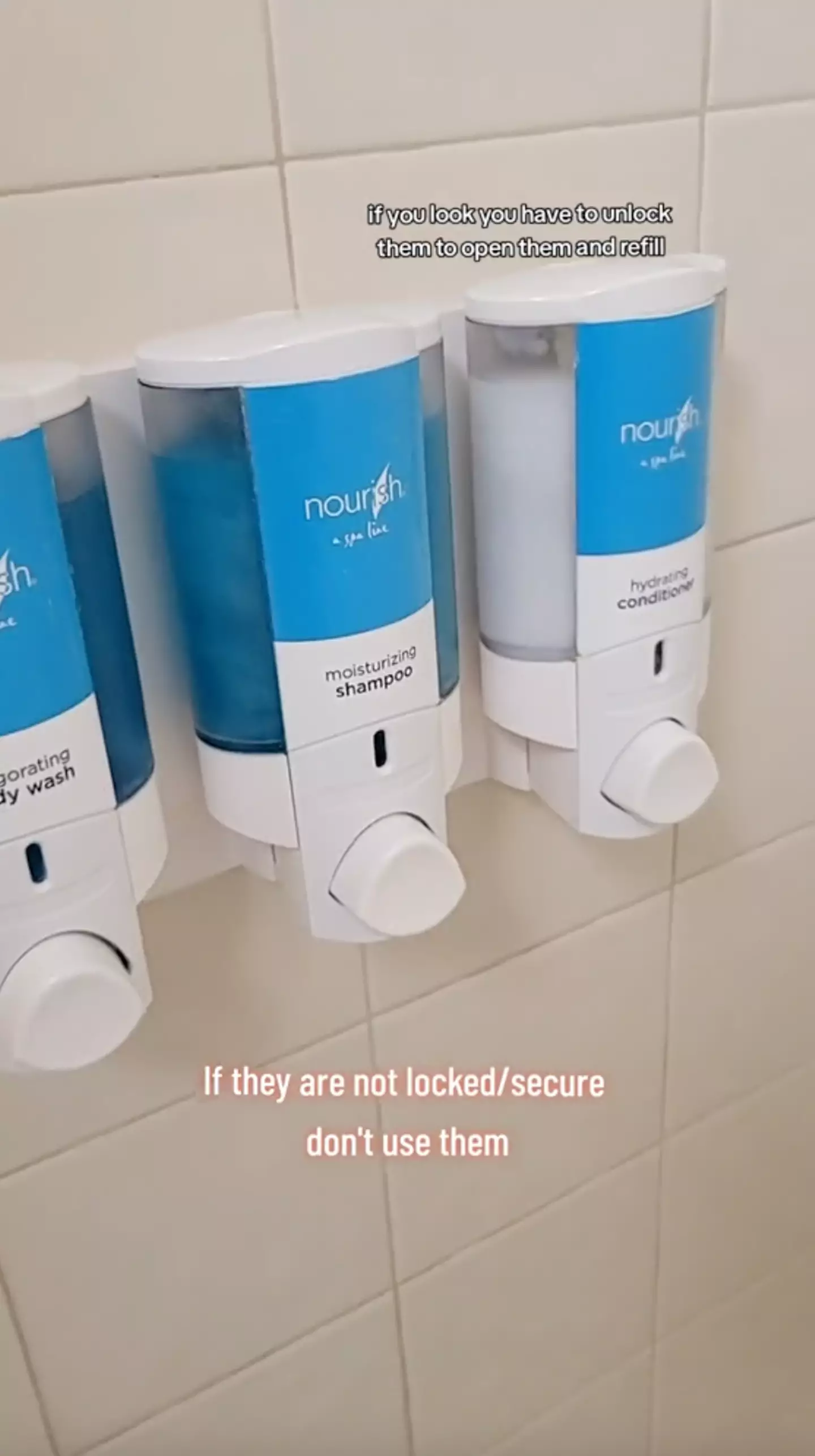 Secured dispensers are said to be the better option.