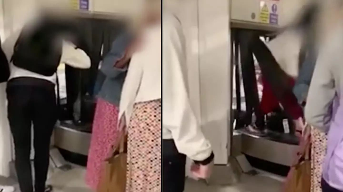 Armed Police Forced To Intervene As Furious Passengers Climb Through Carousel To Find Lost Luggage