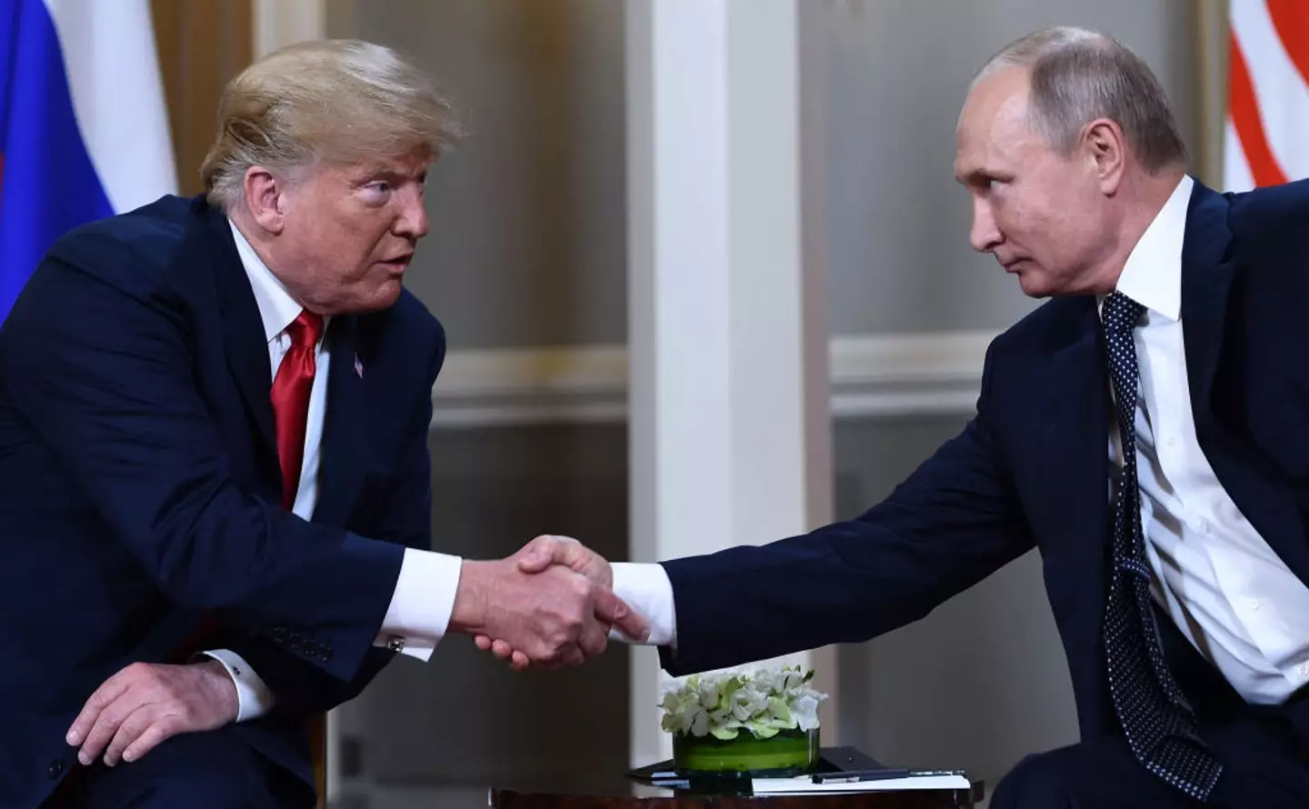 The leaders have an amicable relationship (BRENDAN SMIALOWSKI/AFP via Getty Images)