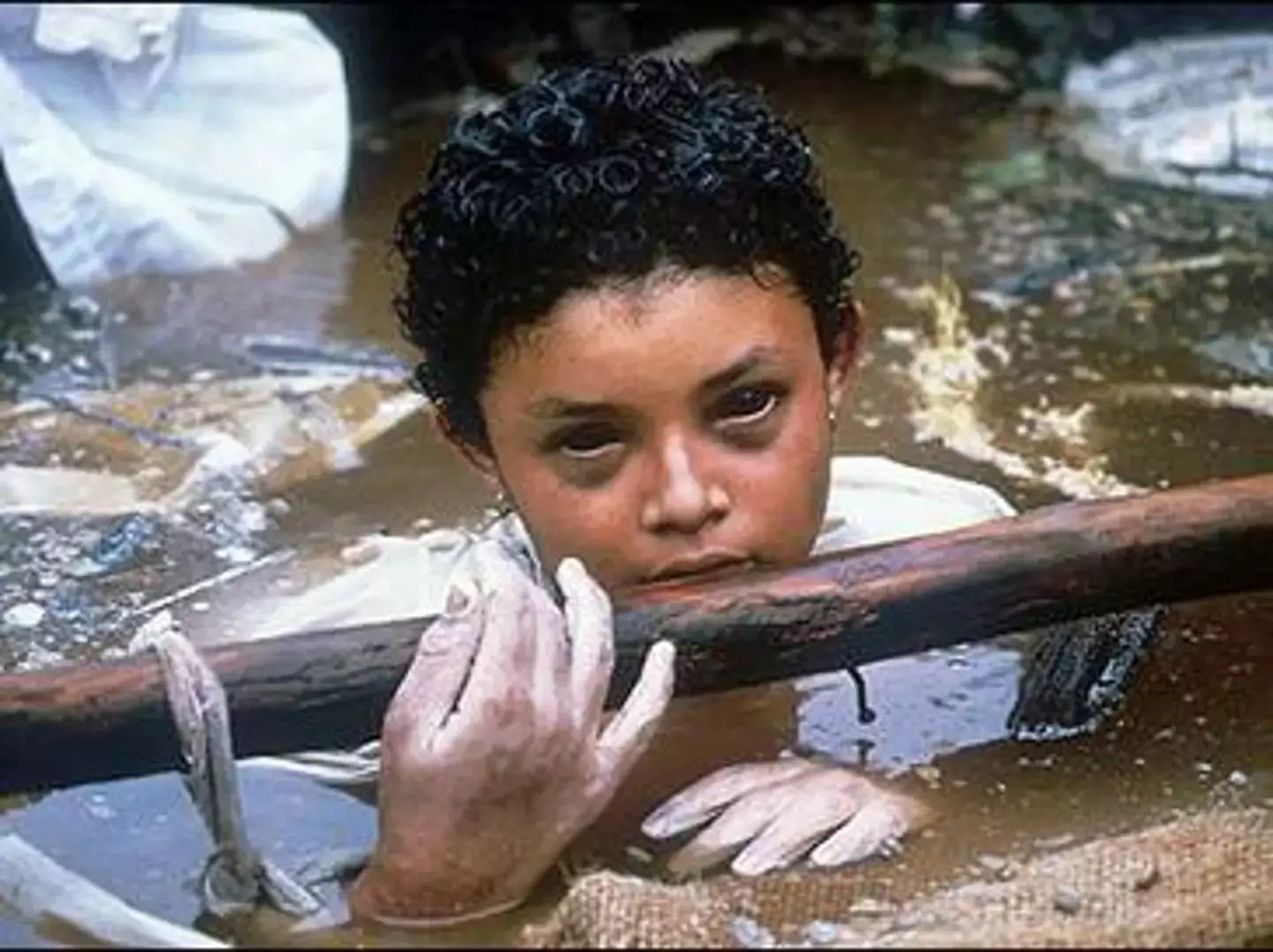 The girl's eyes would become so bloodshot they appeared black. (Wikimedia Commons)
