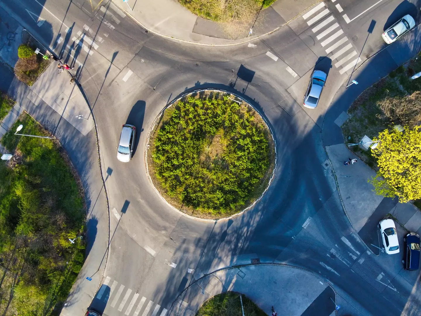 "It is important to remember that all vehicles must pass round the central markings."