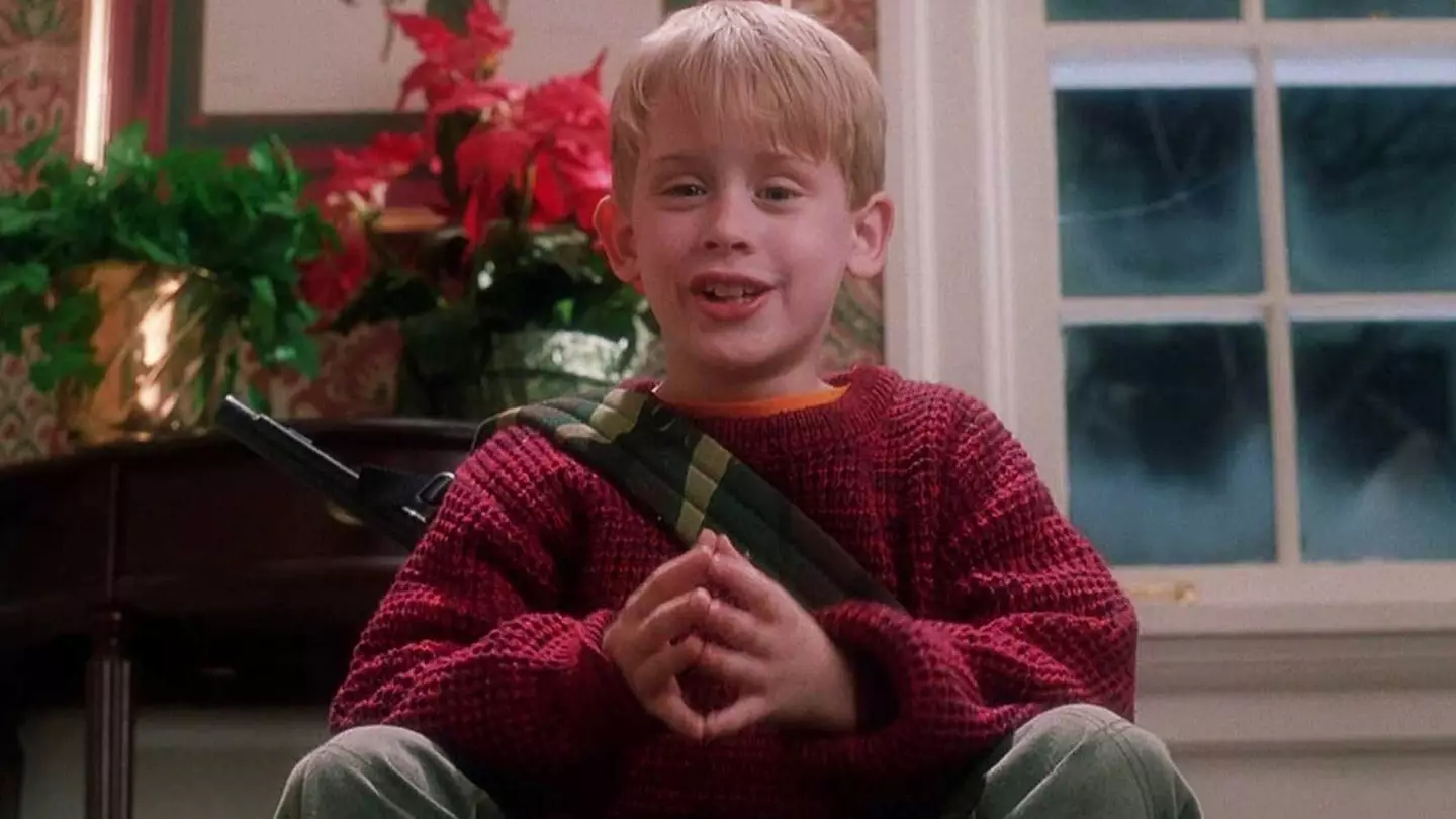 Macaulay Culkin in Home Alone.