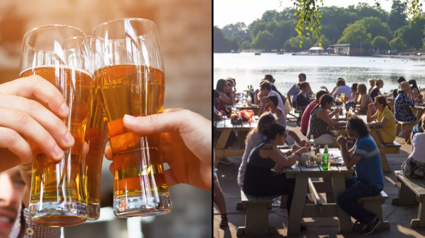 Brits Urged To Avoid Alcohol Next Week As Record Breaking Heatwave Scorches UK