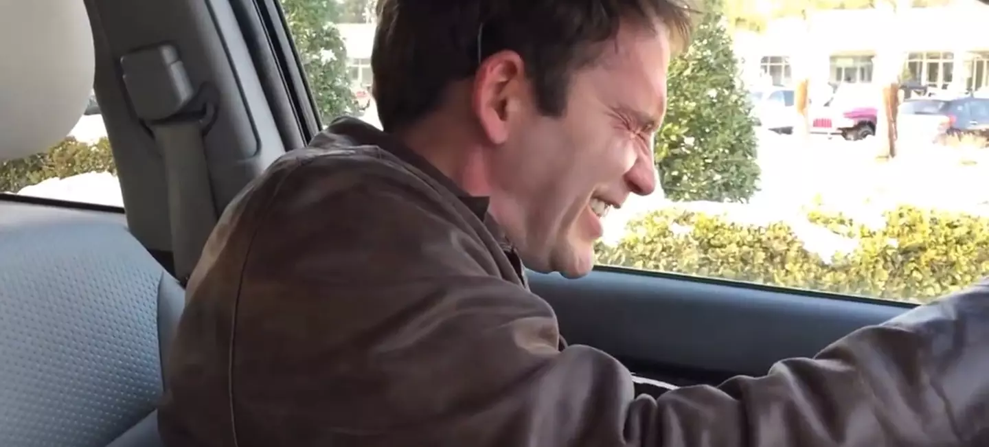 Scott Lotan suffers from the pseudobulbar affect (PBA) which causes him to burst into uncontrollable fits of laughter (LADbible)