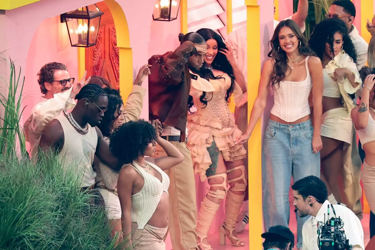 Jessica Alba also made an appearance (Christopher Polk/Billboard via Getty Images)