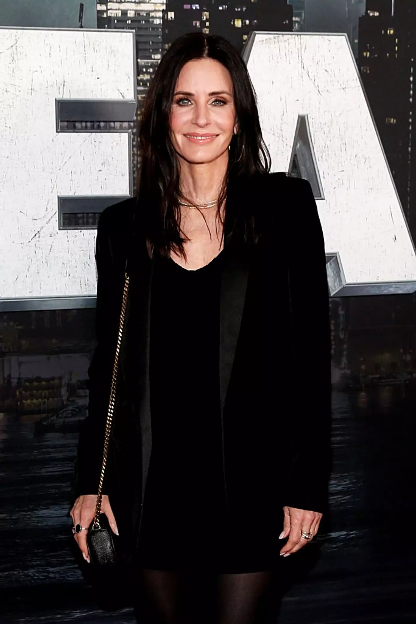 Courtney Cox is already friends with Claudia Winkleman. (Dominik Bindl/FilmMagic)