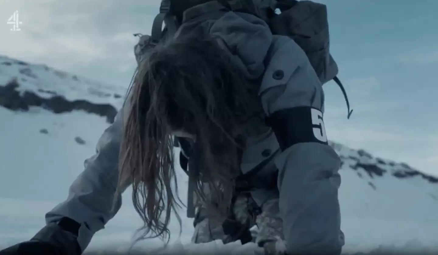 Pete Wicks pushed his body to the limit in Sunday night's episode (Channel 4)