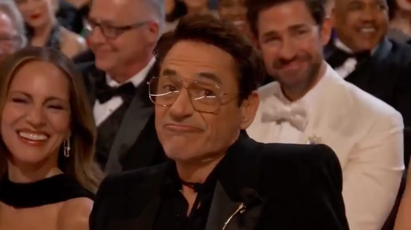 Robert Downey Jr was at the Oscars for his role in Oppenheimer.