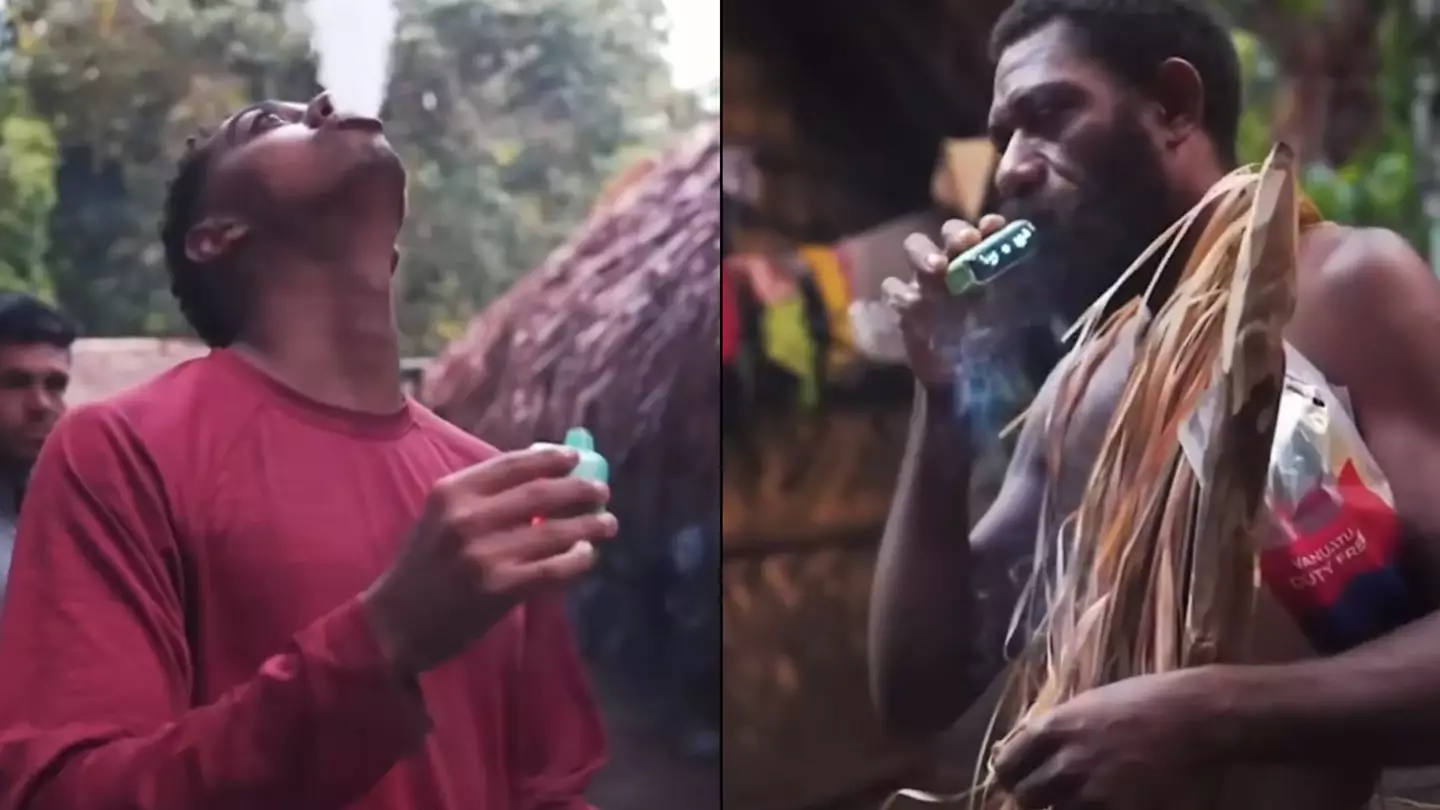 YouTubers slammed online after giving uncontacted indigenous tribe snus pouches and vapes