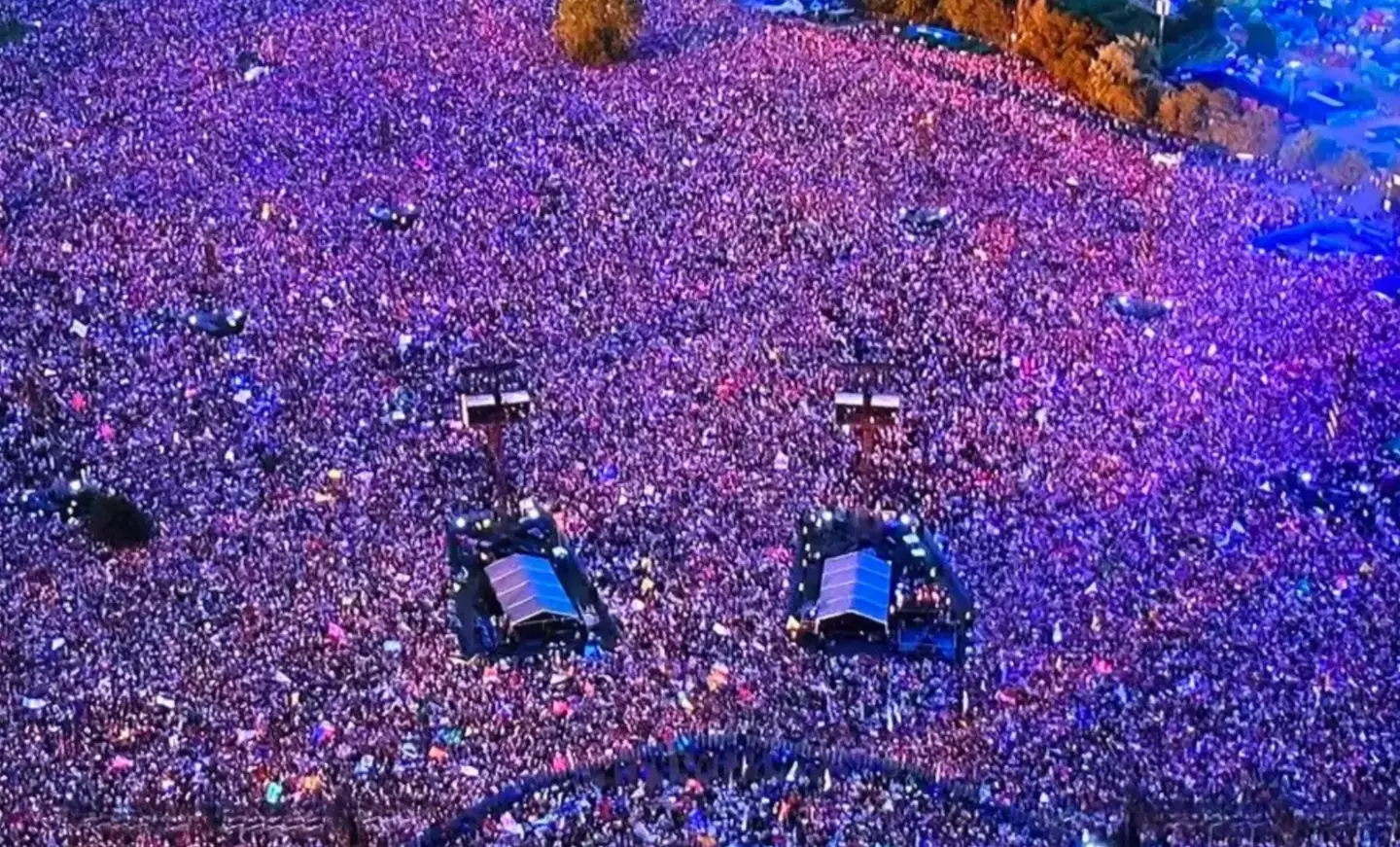 Sir Elton played to what might be the 'biggest ever' Glastonbury crowd.
