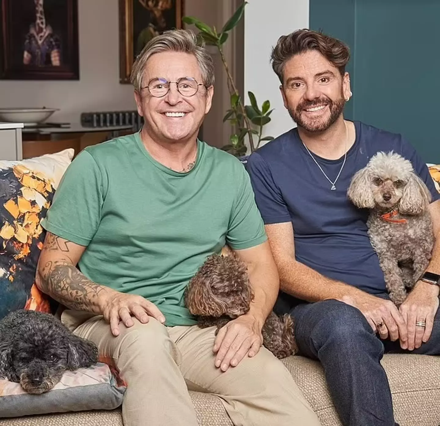 Gogglebox stars Daniel Lustig and Stephen Webb have divorced. (E4)