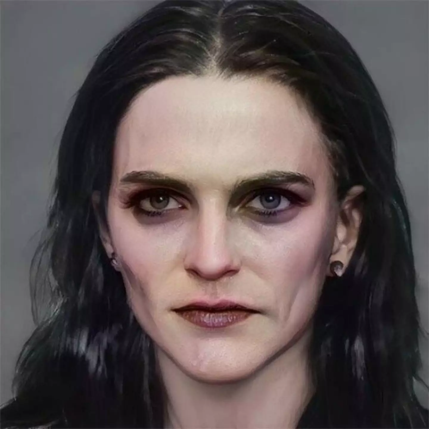 Bellatrix looked ready for a night out, thanks to the AI.