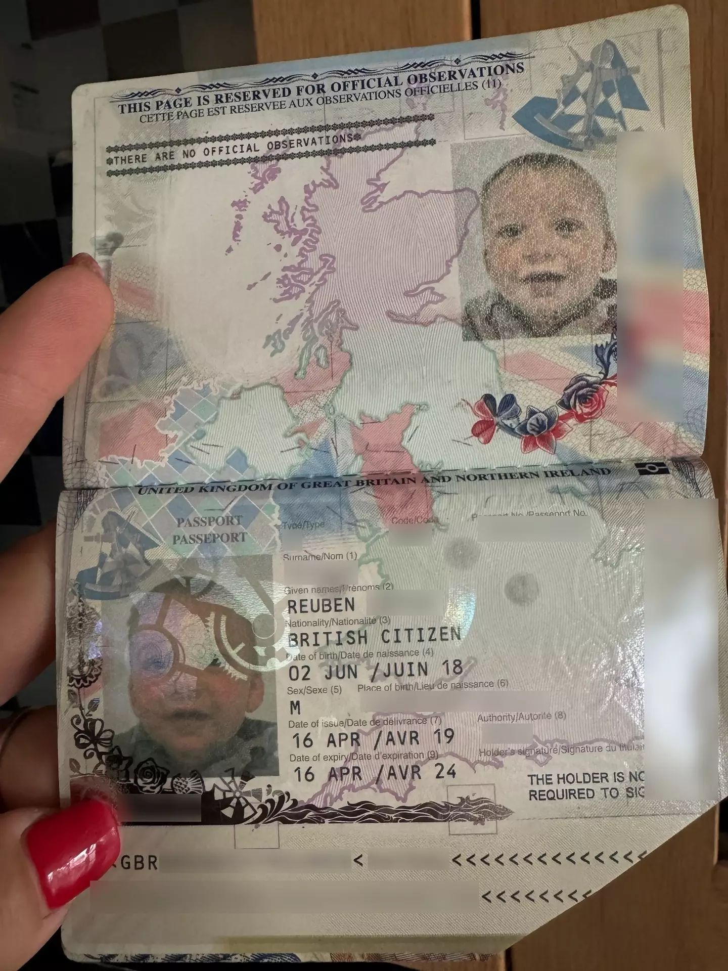 They flew out on holiday to Turkey in August, but her son's passport had expired in April (Kennedy News and Media)