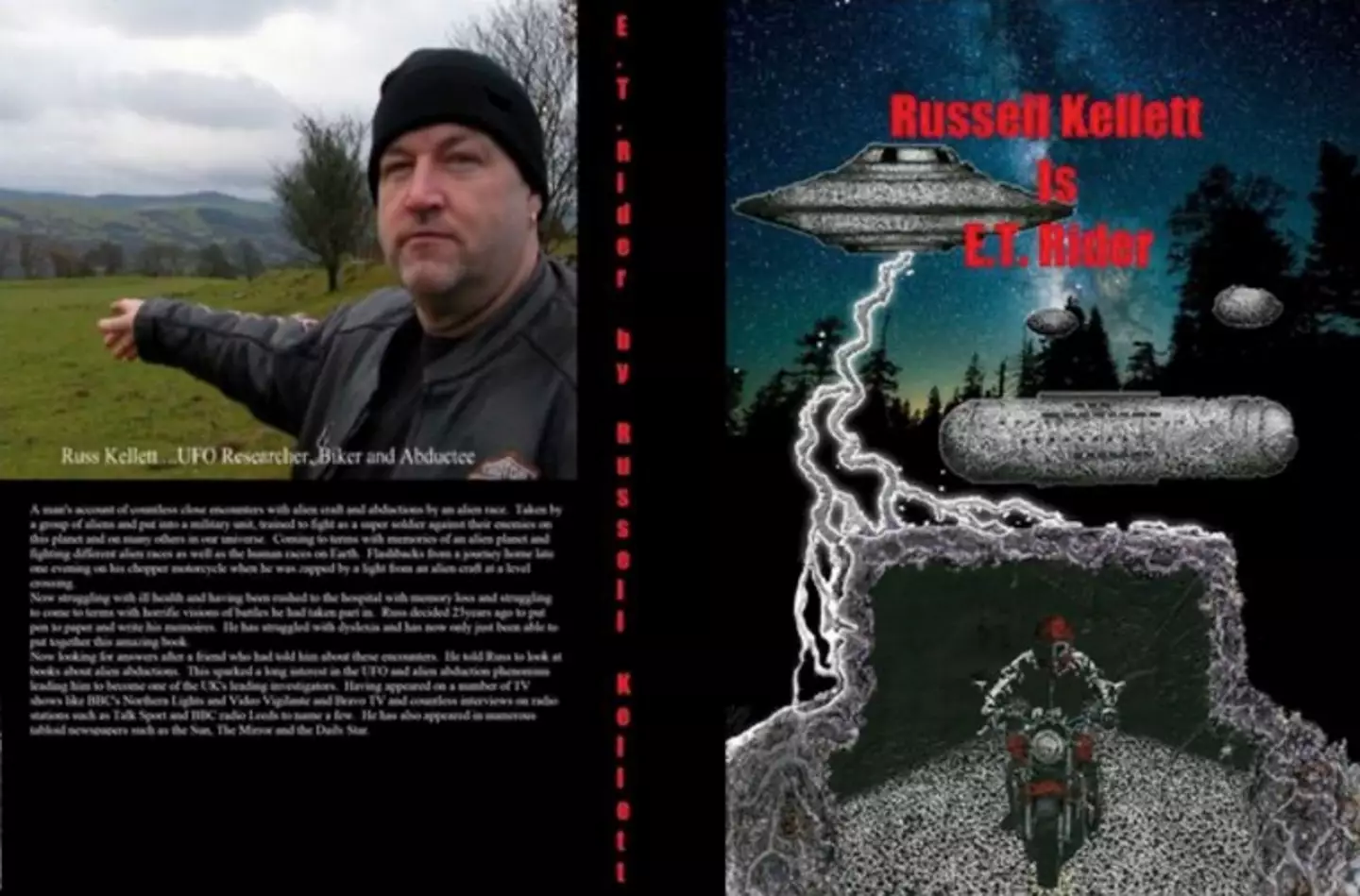 Russ Kellett released a book about his alien encounters.