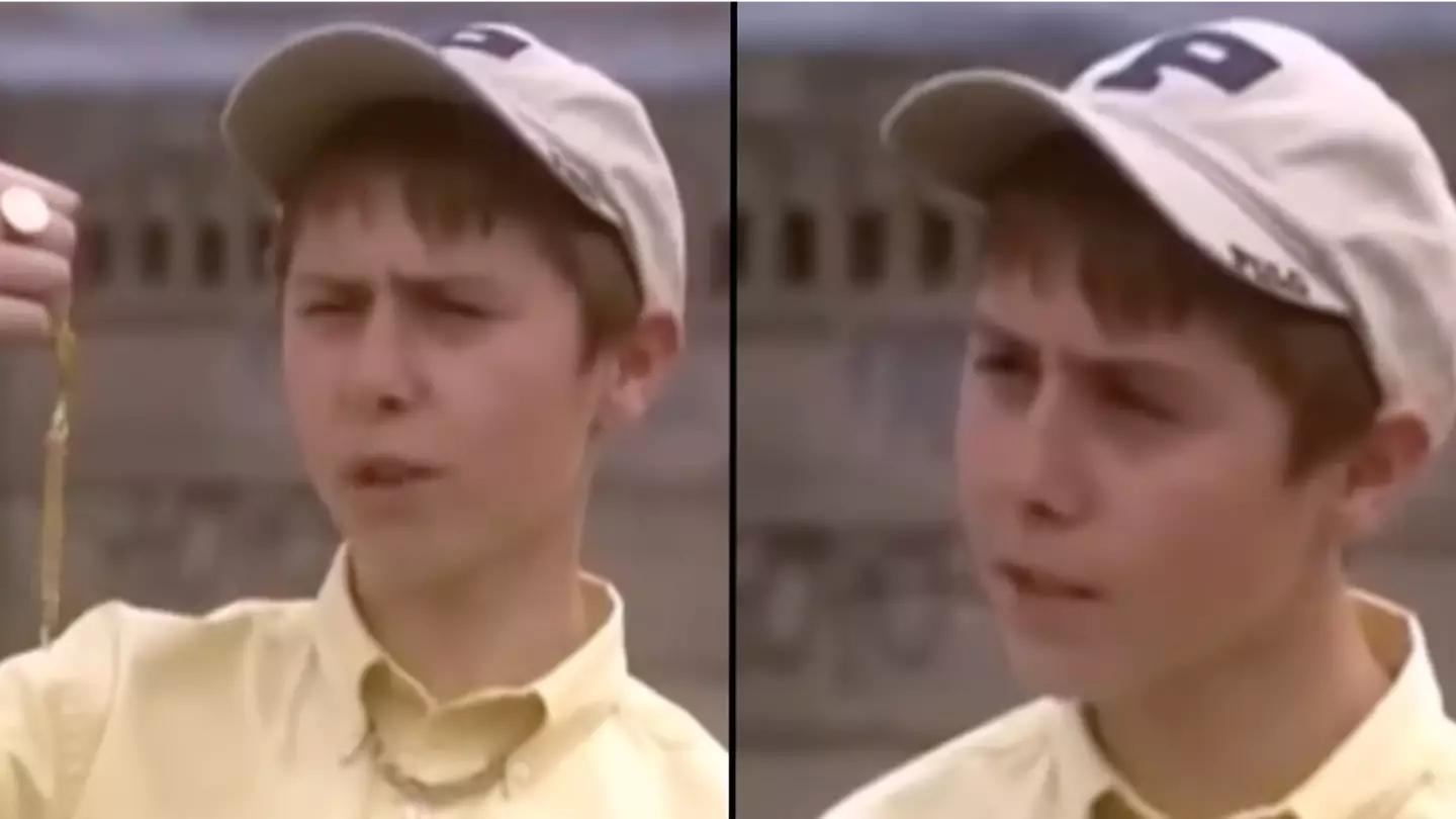 James Buckley acting as a gangster when he was a kid is cracking people up