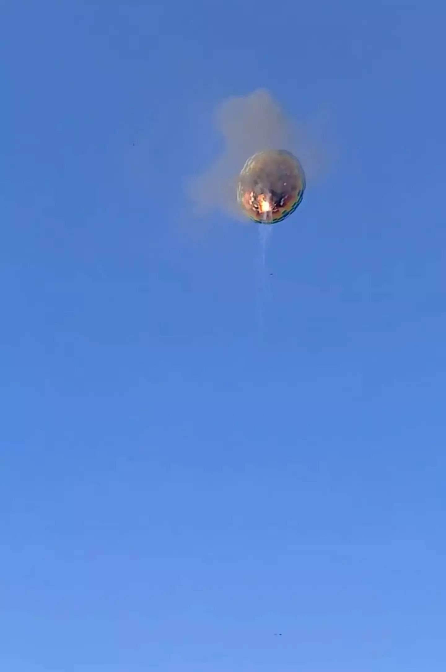The hot air balloon crashed earlier today (21 June) (X)