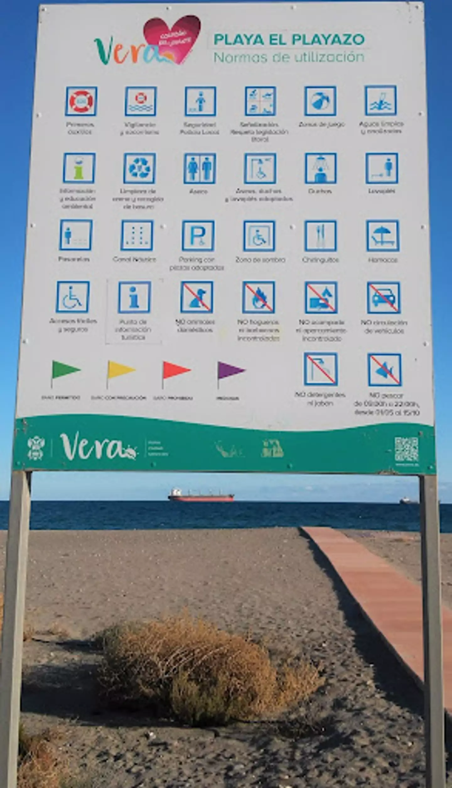 The rules. (Playa Nudista Vera - Vera Slow)