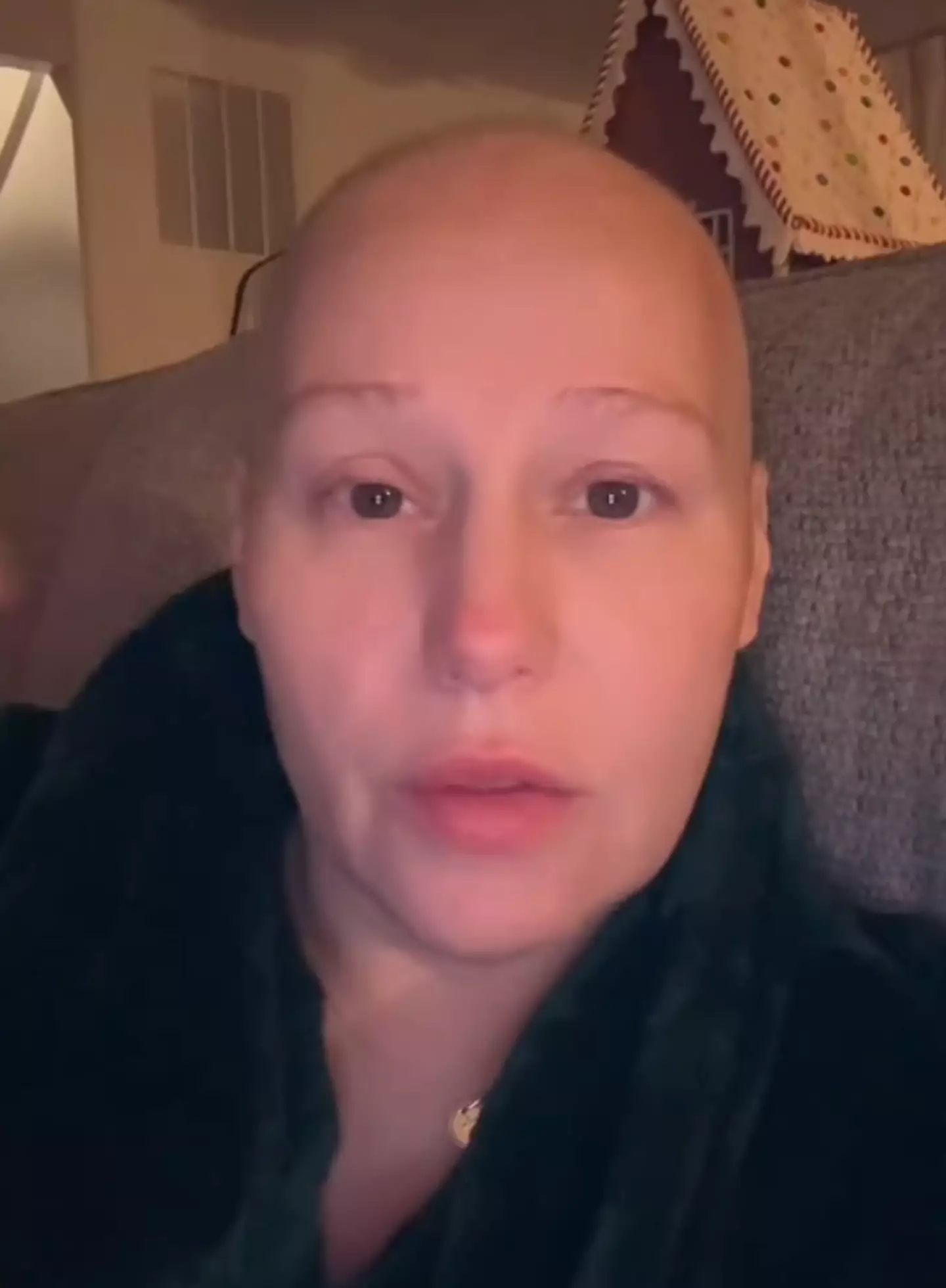 Misty explained that someone going through chemotherapy would need to be careful with the toilet. (@Lifewithmisty8/TikTok)