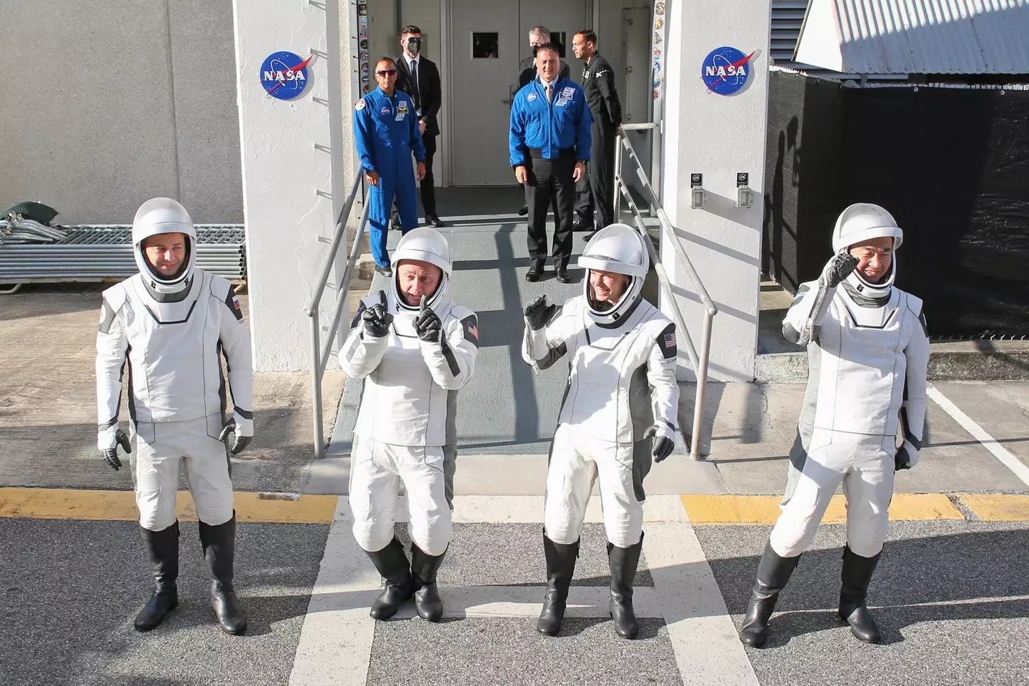 The four astronauts are set to return to Earth a month early (GREGG NEWTON/AFP via Getty Images)
