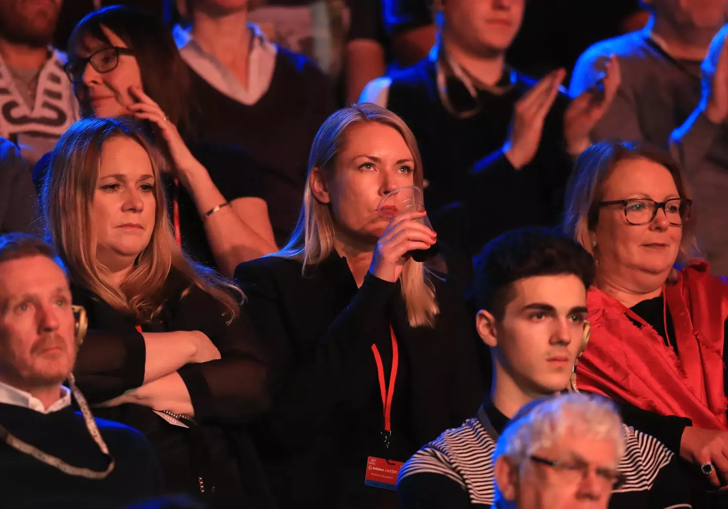 Stella English (centre) ended up resigning from working for Lord Sugar and sued him.