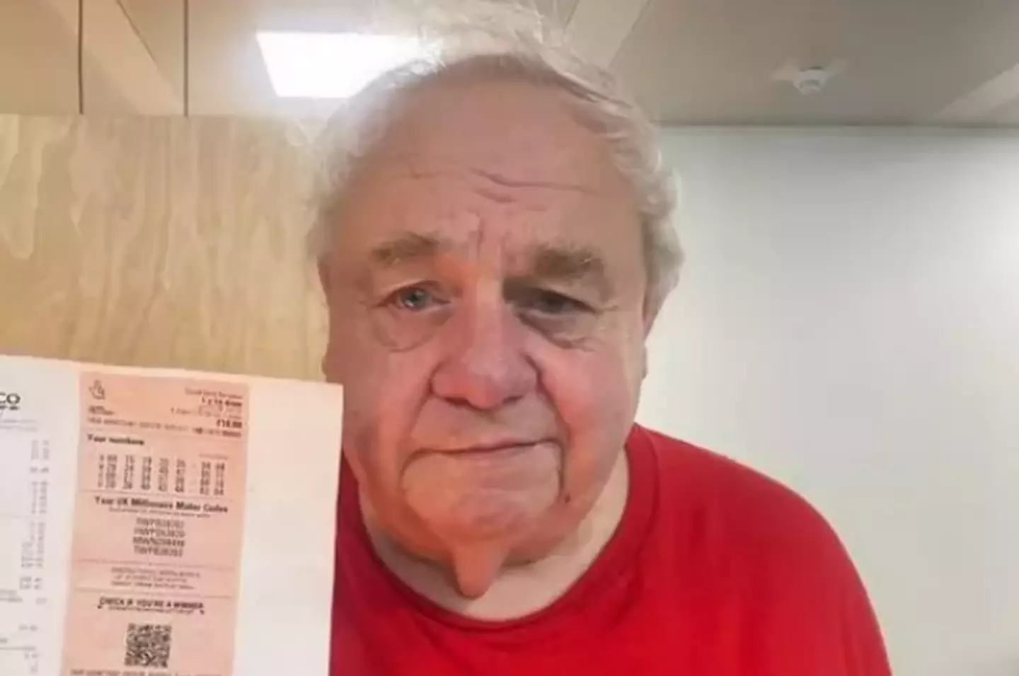 The 71-year-old says he has been waiting 34 days for the payout (Pete Daly)