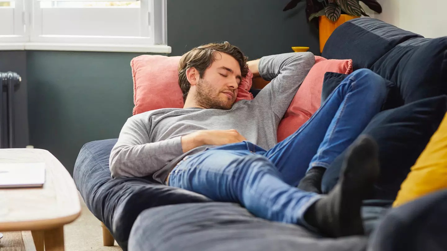 Scientists have worked out why you might fall asleep on the sofa but can't when you get in bed