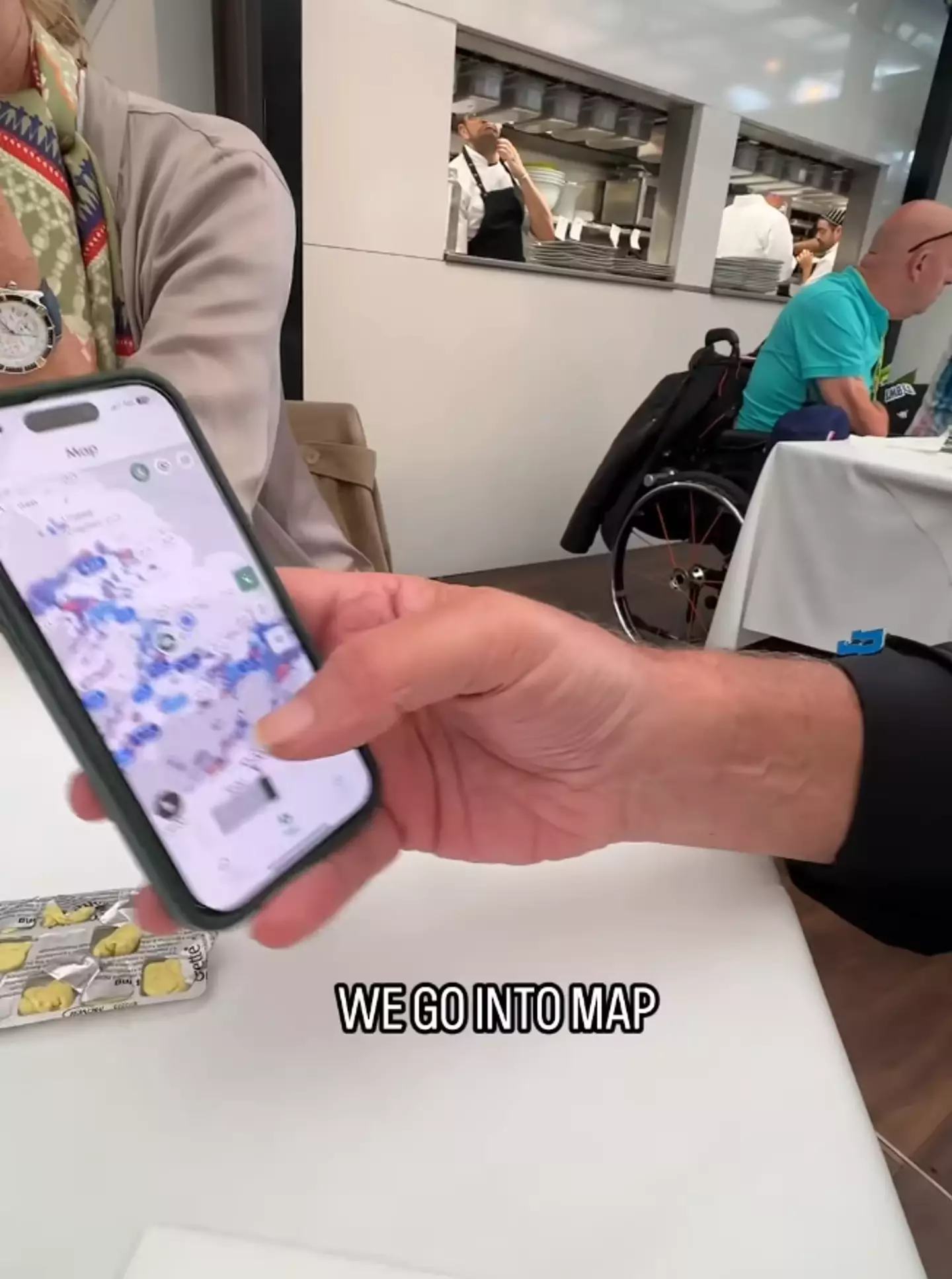The weather station app Clarkson primarily uses for his farming (Instagram / @alpinef1team)