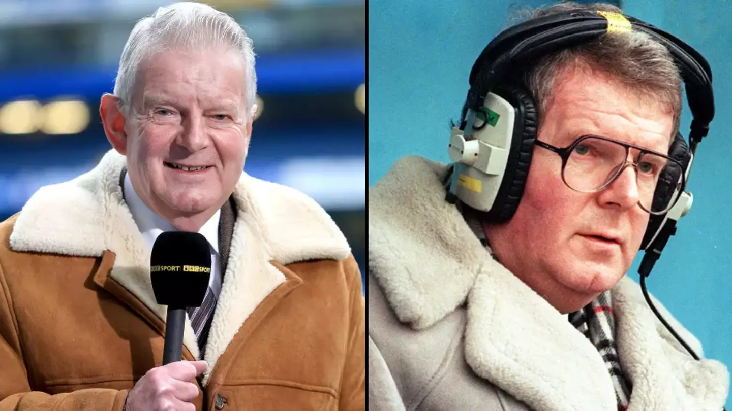 Legendary football commentator John Motson dies aged 77