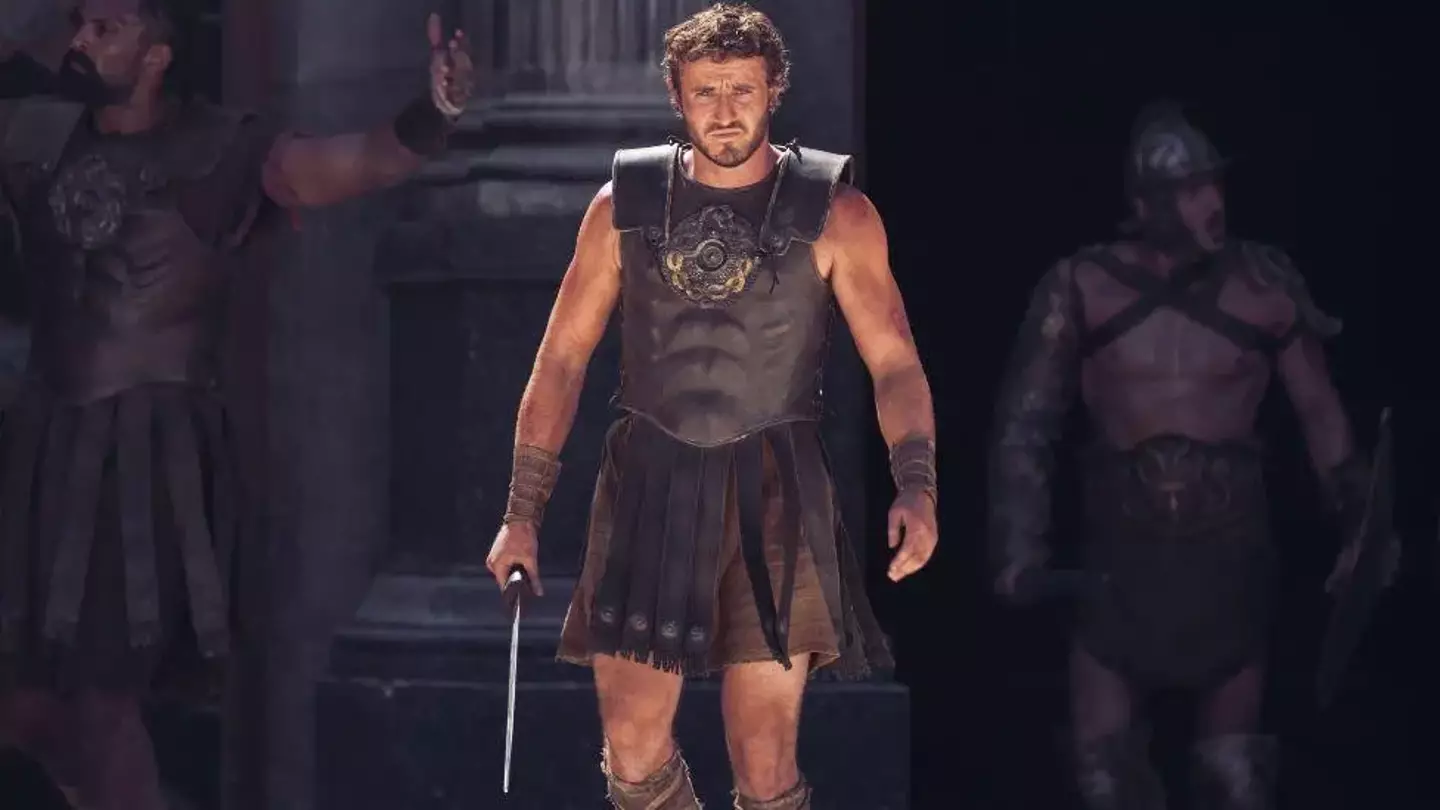 Lucius Verus all grown up and ready to have some fights in the Colosseum. (Paramount Pictures)