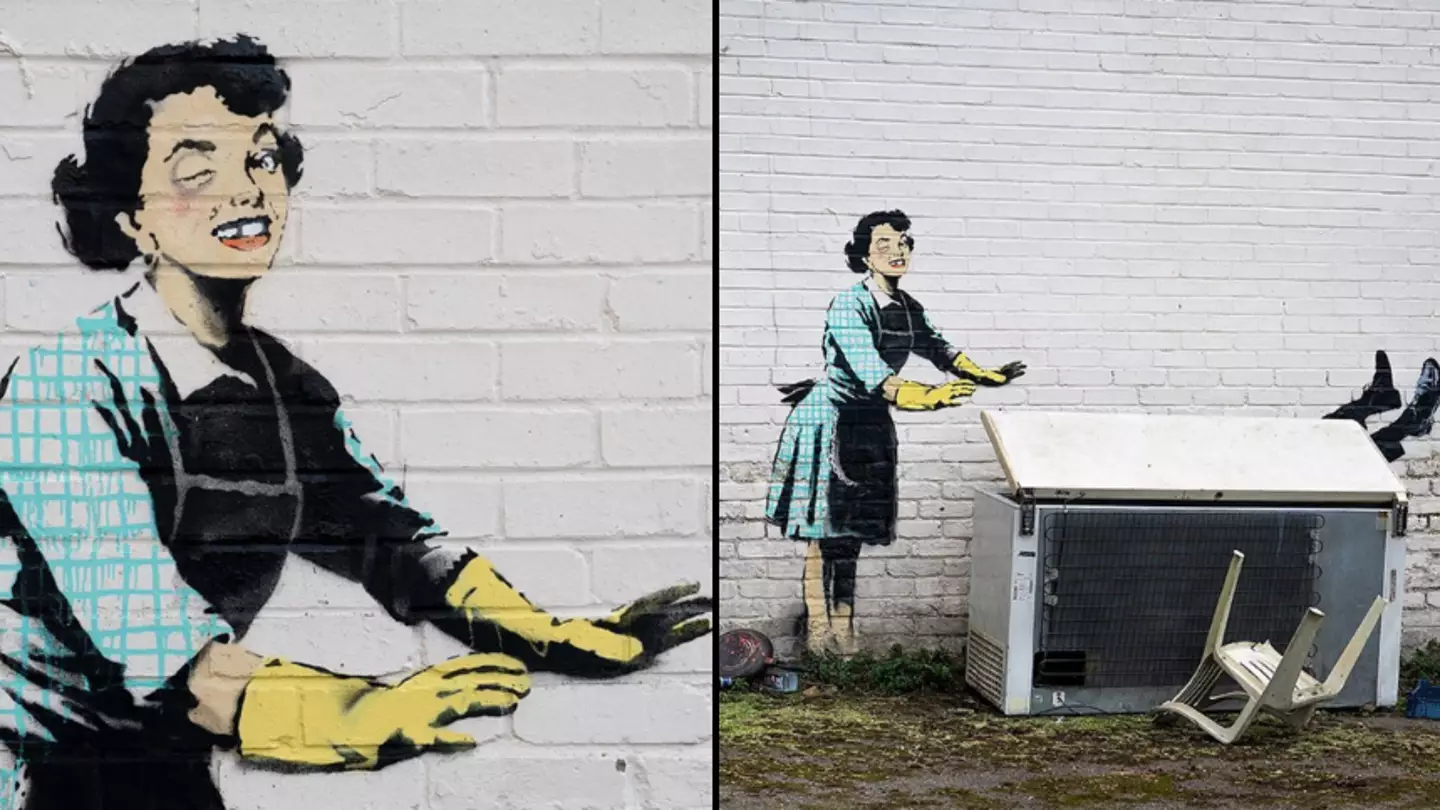 Banksy unveils new artwork with powerful message in British seaside town