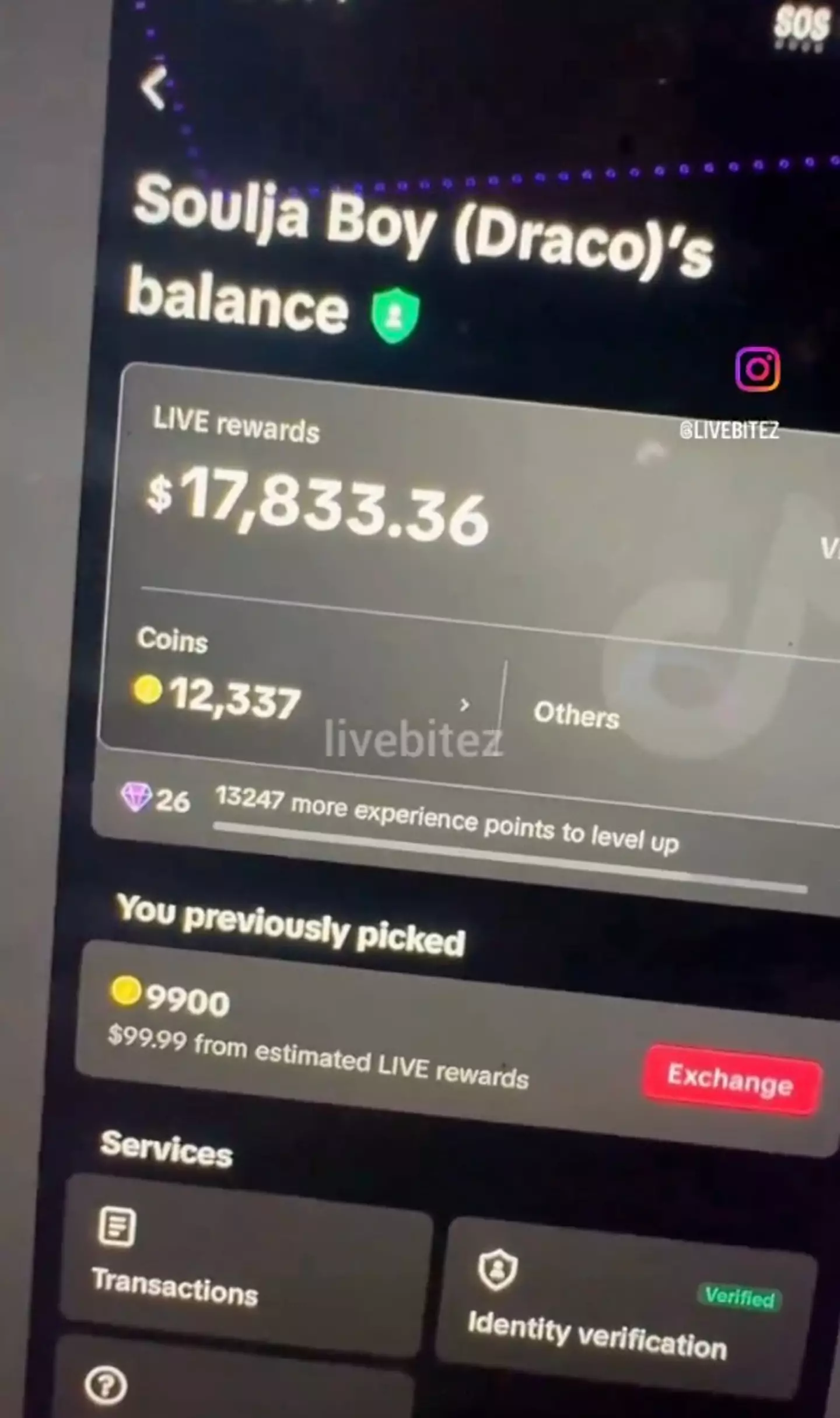 The rapper raked in thousands of dollars after just one live on TikTok.