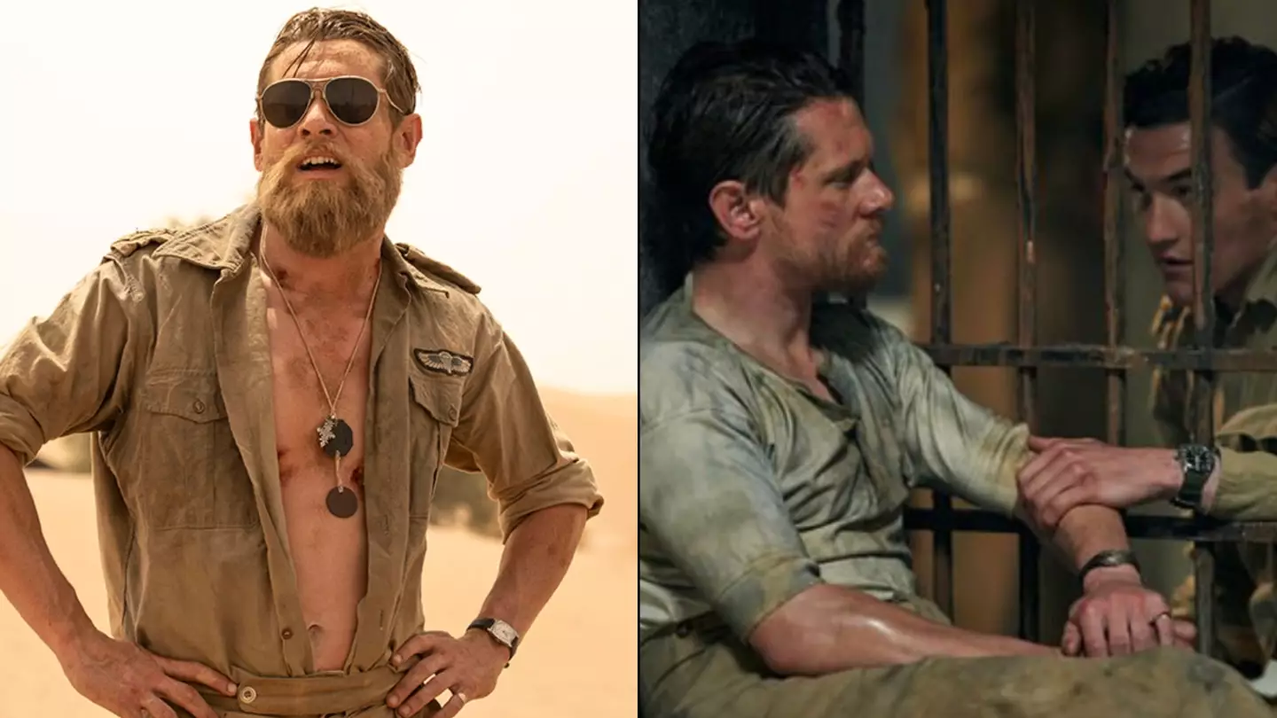 Viewers are calling Jack O'Connell 'one of finest actors of generation' for role as drunken unhinged war hero