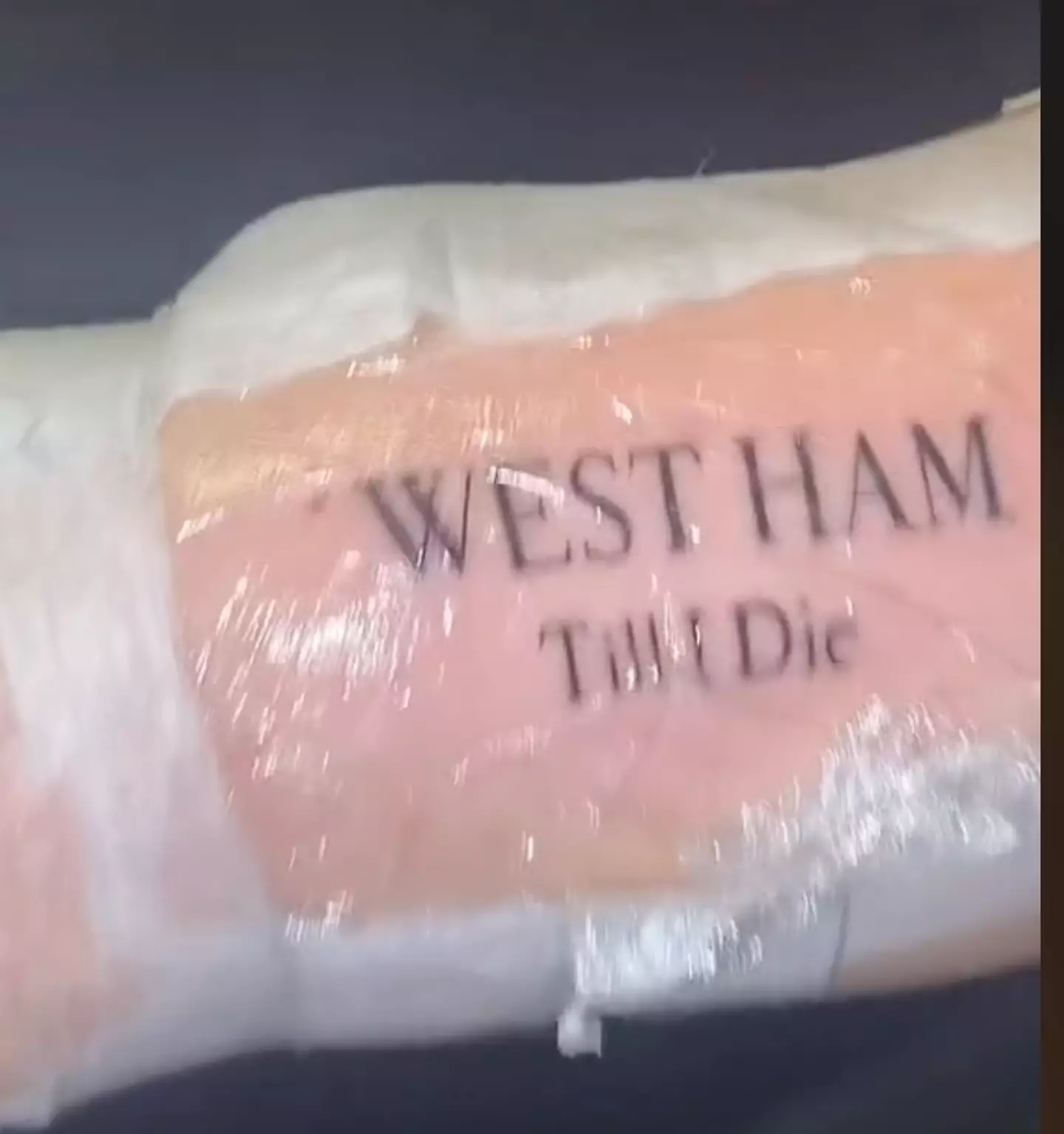 A devoted Westham fan.