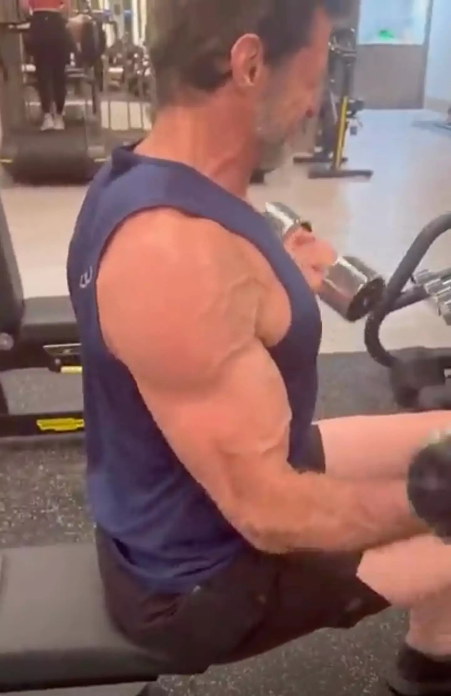 Hugh Jackman got ripped one more time for the role of Wolverine.